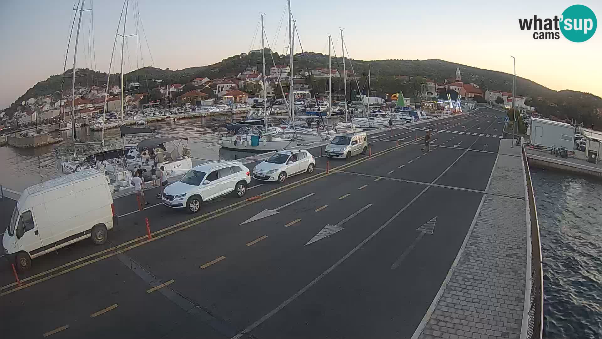 Dalmazia traghetto Tkon – webcam Croazia