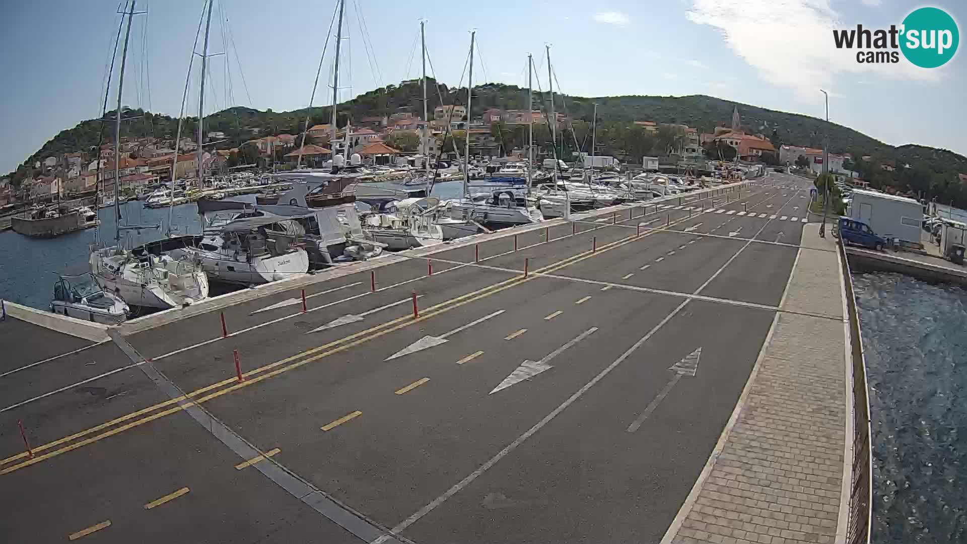 Dalmatie Tkon Traversier – webcams Croatie