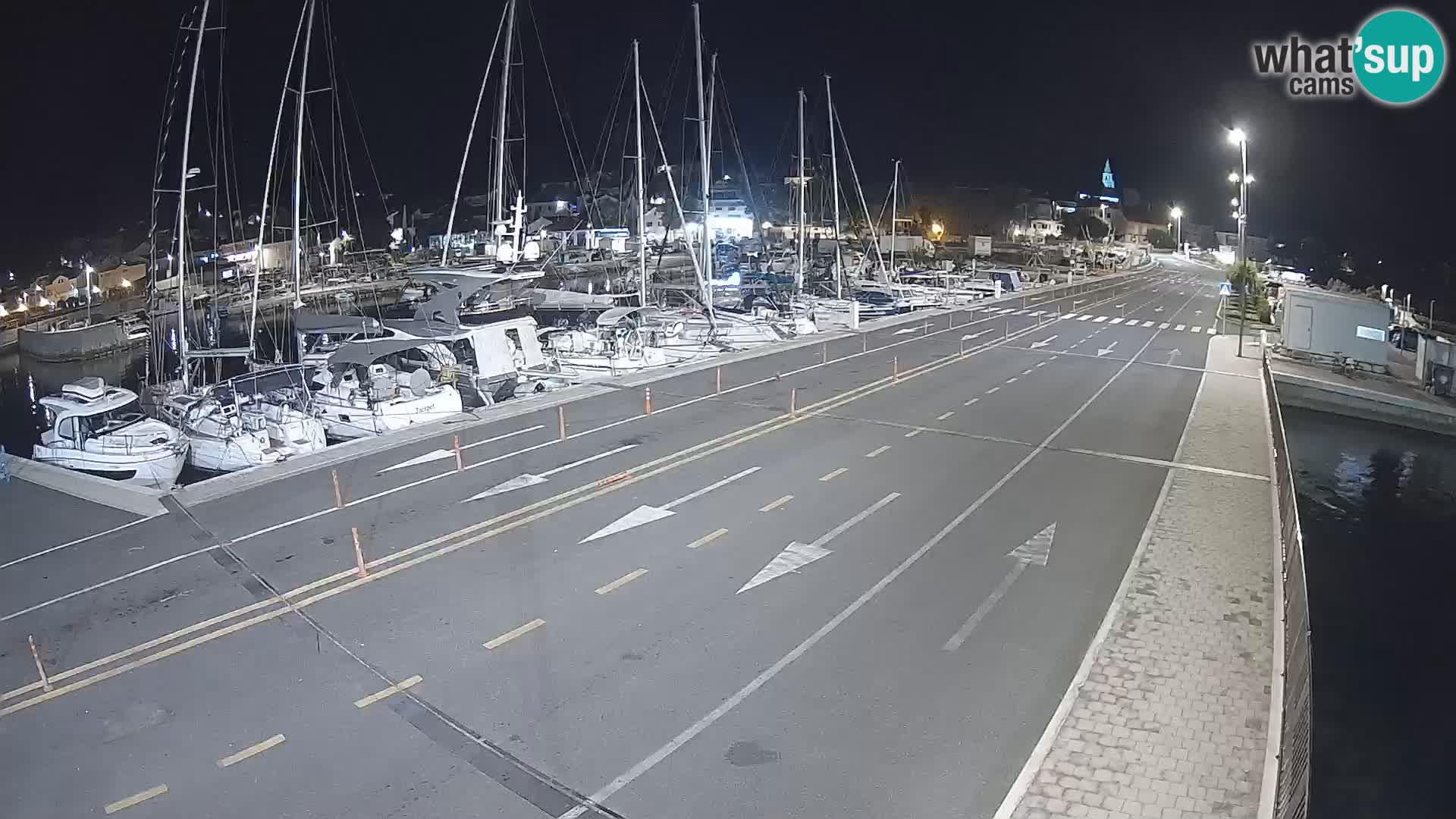 Dalmacia Tkon Transportar- webcams Croacia