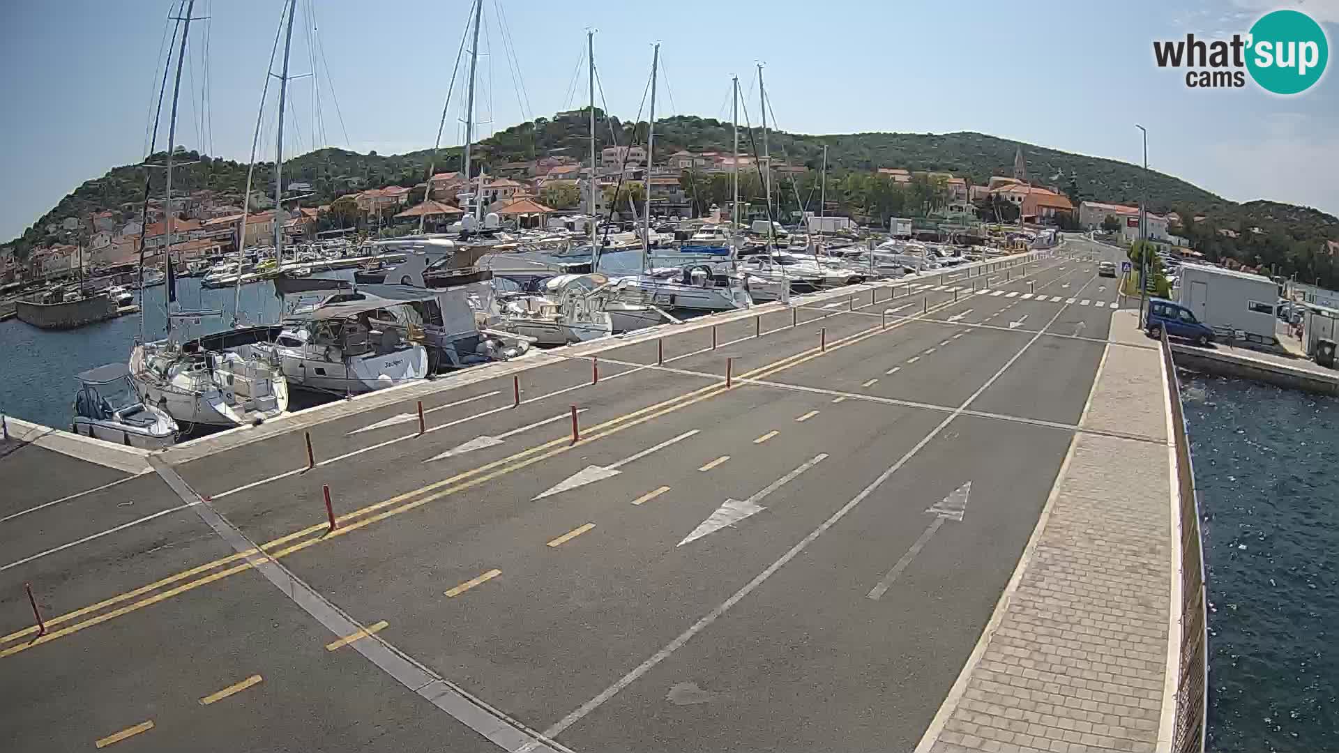 Dalmacia Tkon Transportar- webcams Croacia