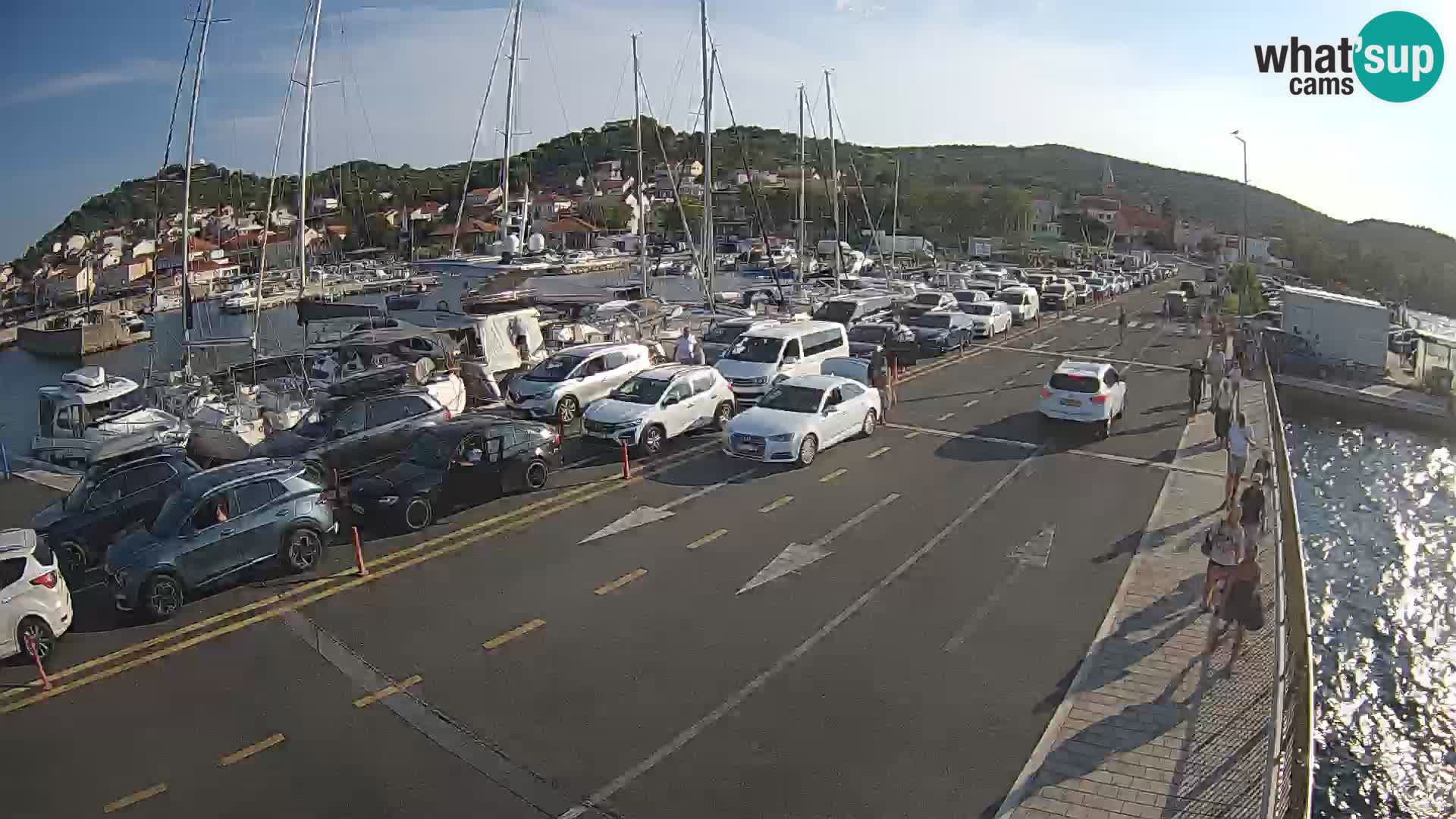 Dalmatie Tkon Traversier – webcams Croatie