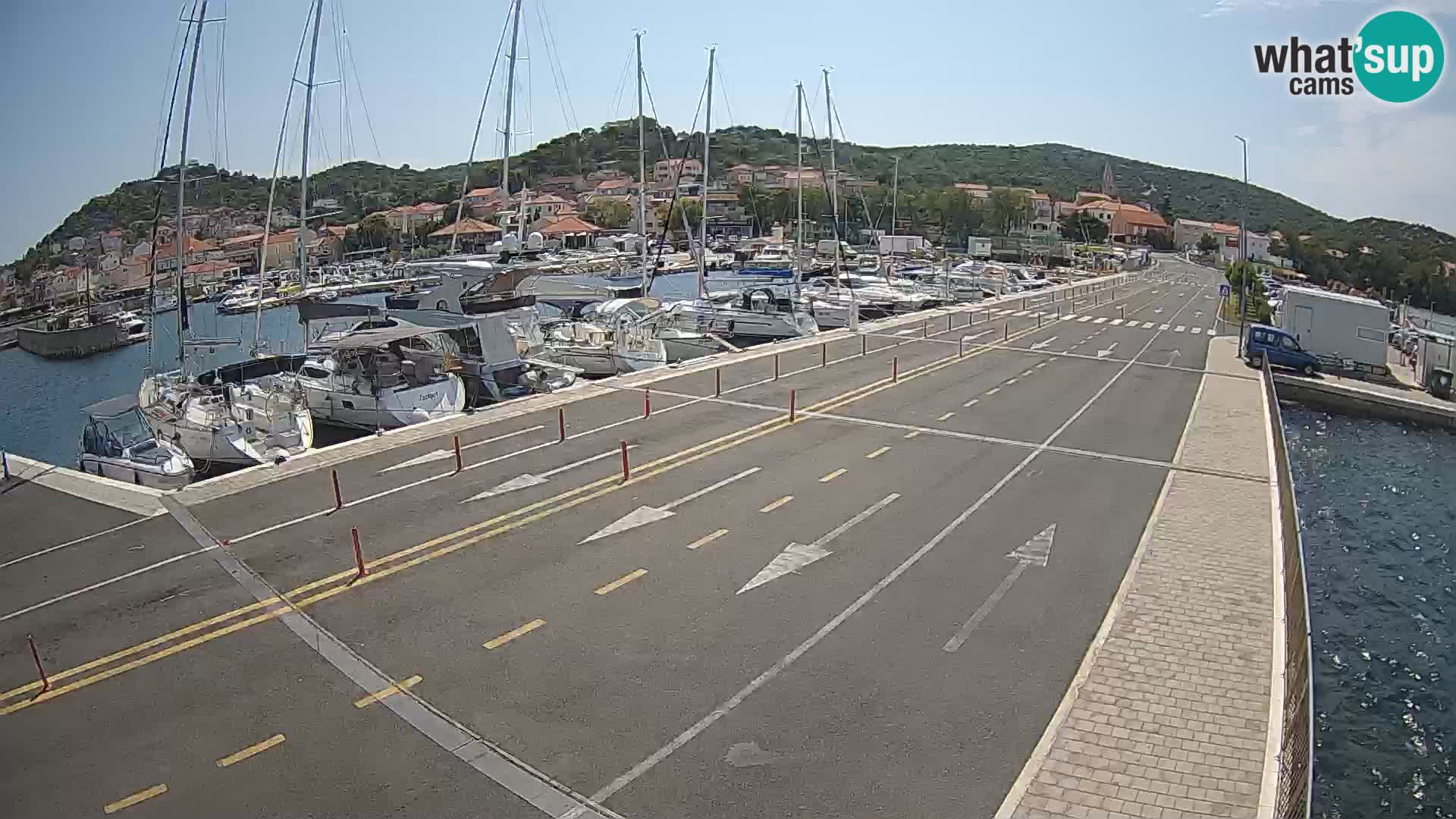 Dalmatie Tkon Traversier – webcams Croatie