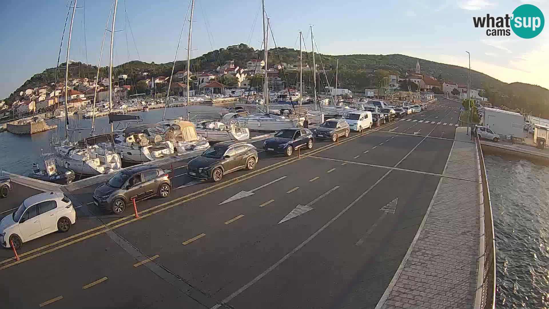 Dalmatia Tkon Ferry – webcams Croatia