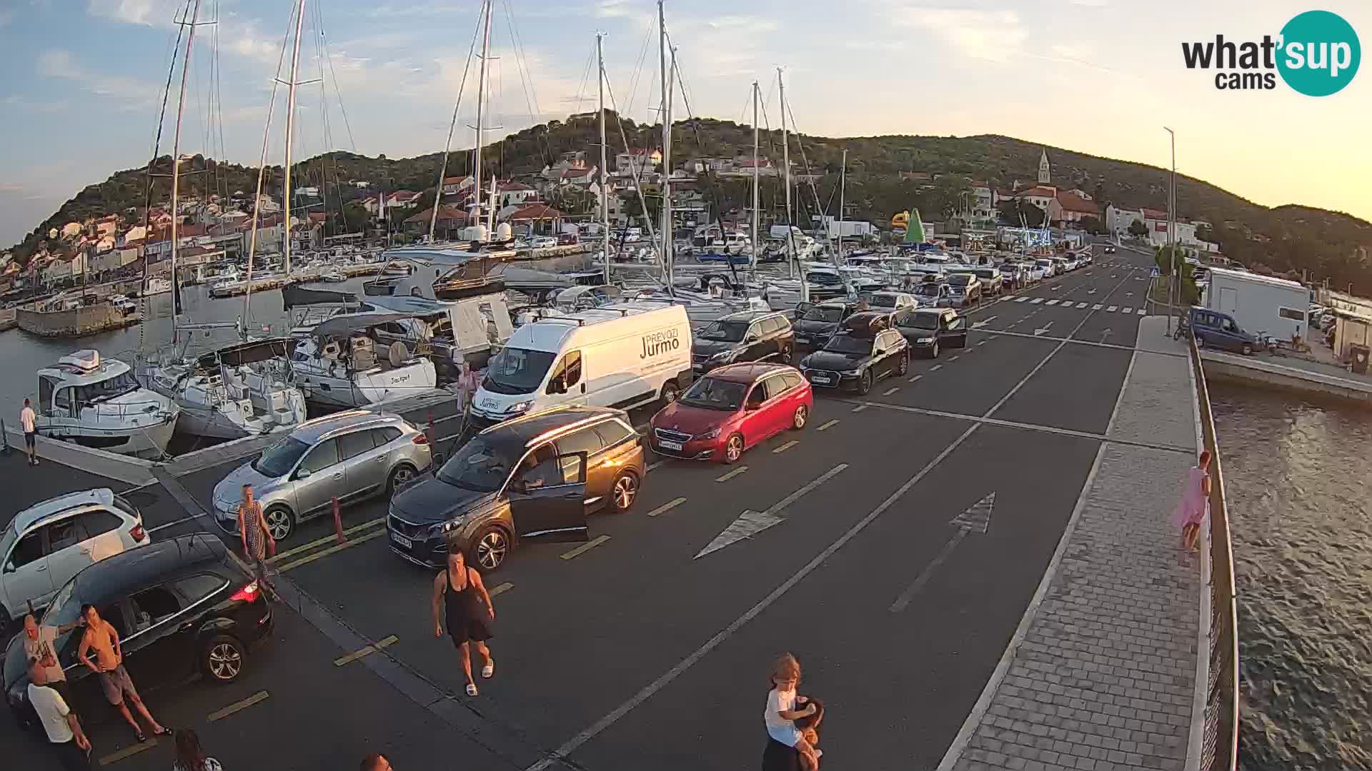 Dalmatia Tkon Ferry – webcams Croatia