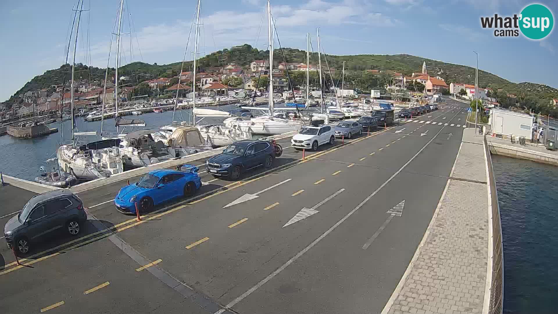 Dalmatie Tkon Traversier – webcams Croatie