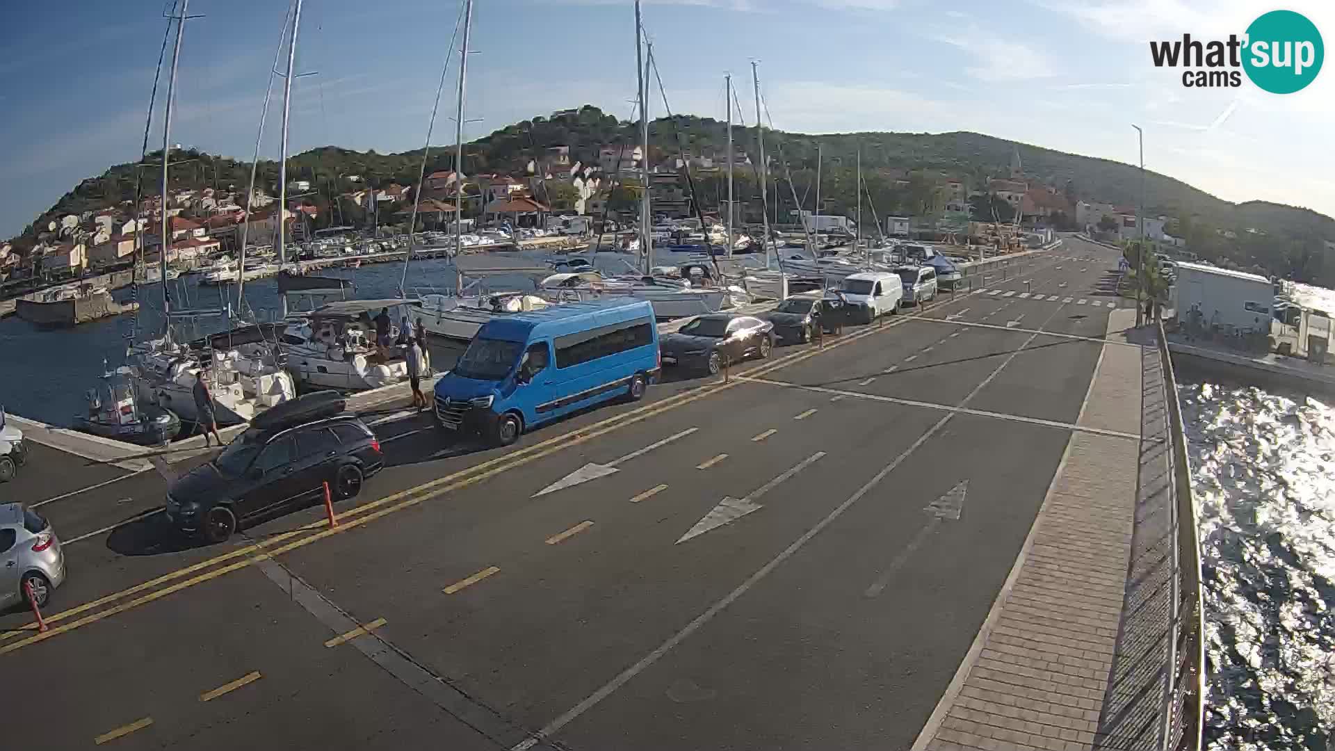 Dalmacia Tkon Transportar- webcams Croacia