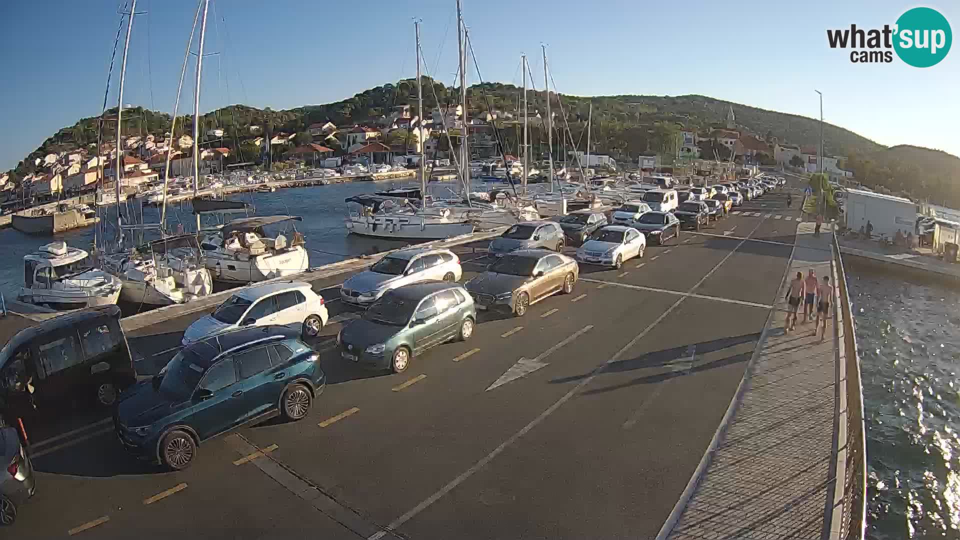 Dalmazia traghetto Tkon – webcam Croazia