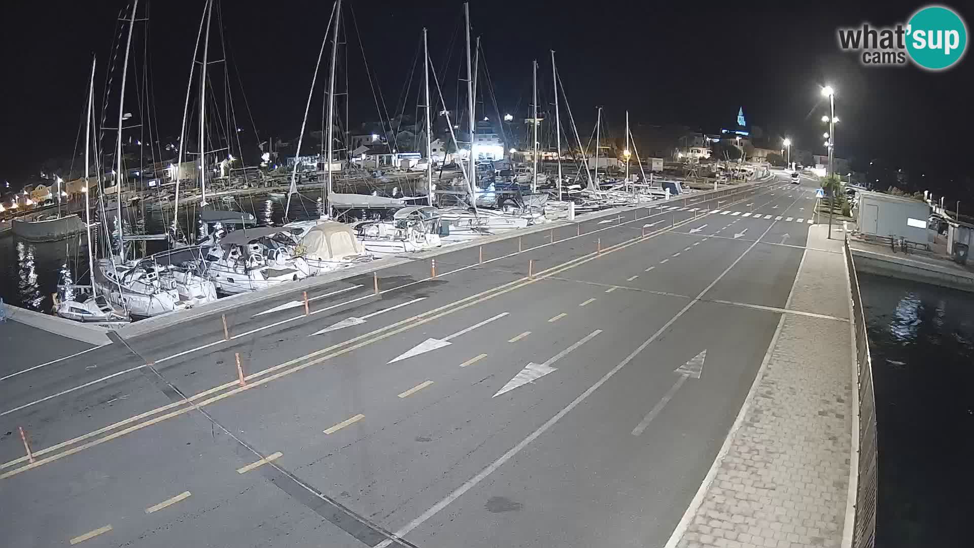 Dalmatie Tkon Traversier – webcams Croatie