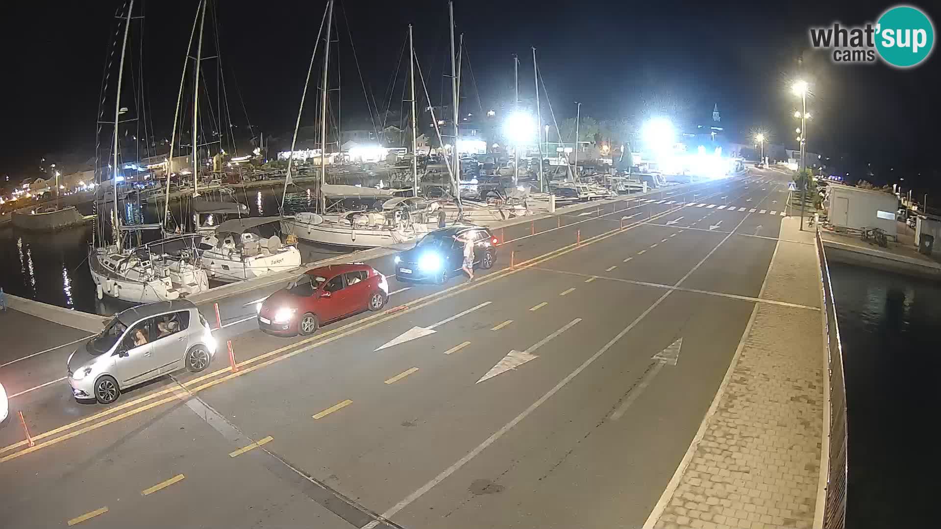 Dalmatie Tkon Traversier – webcams Croatie
