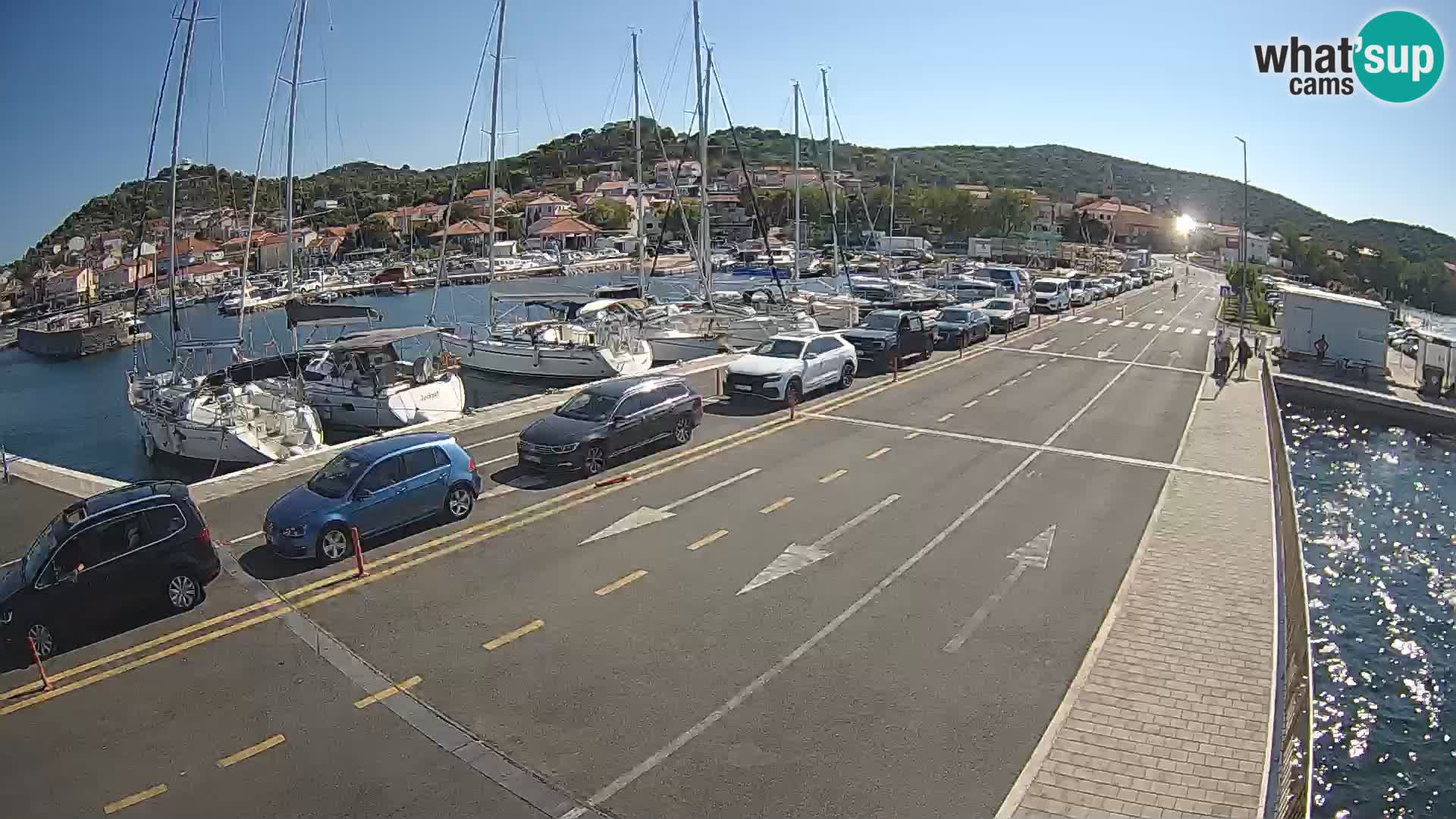 Dalmacija Trajekt Tkon – spletne kamere Hrvaška