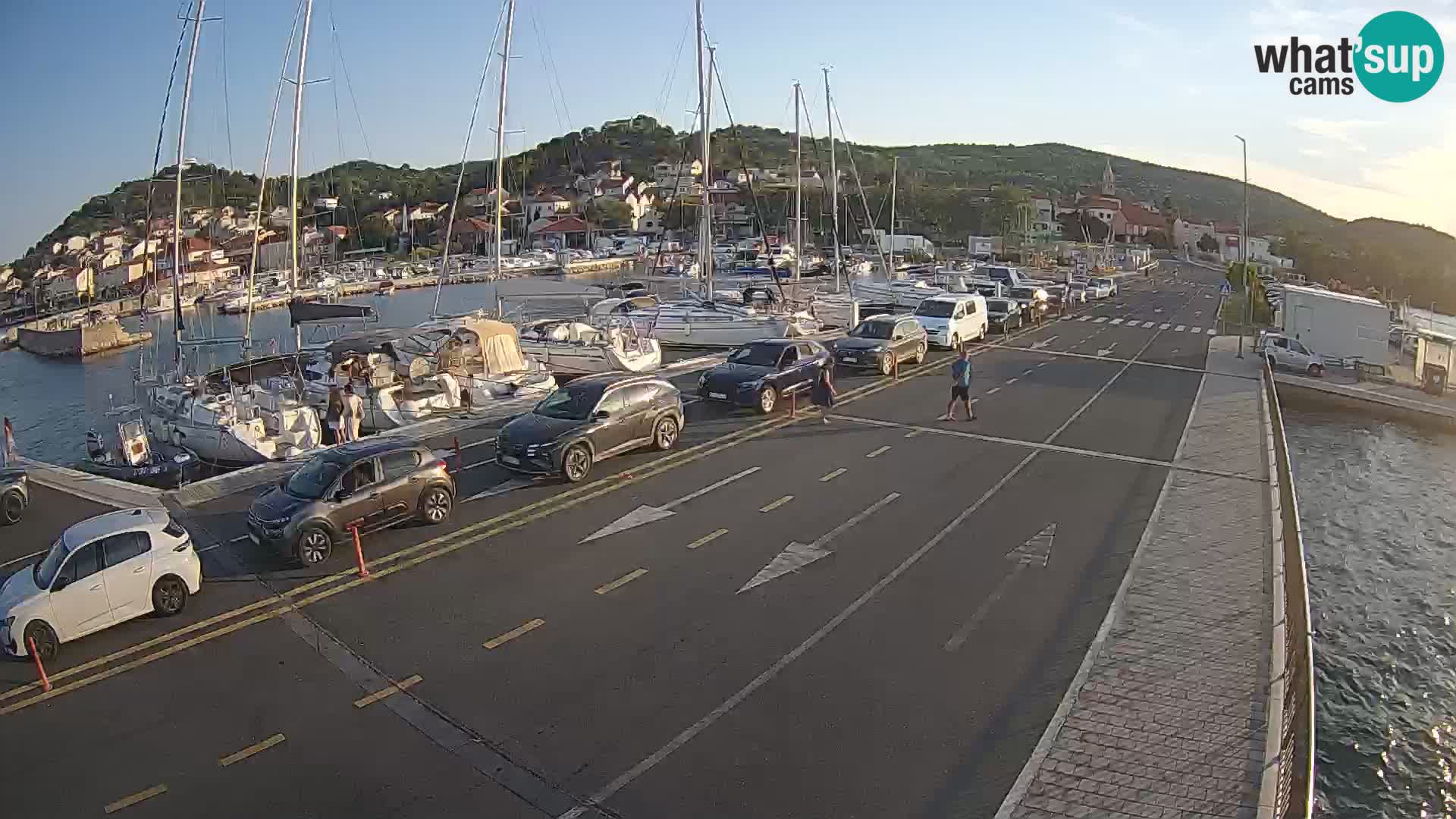 Dalmacia Tkon Transportar- webcams Croacia