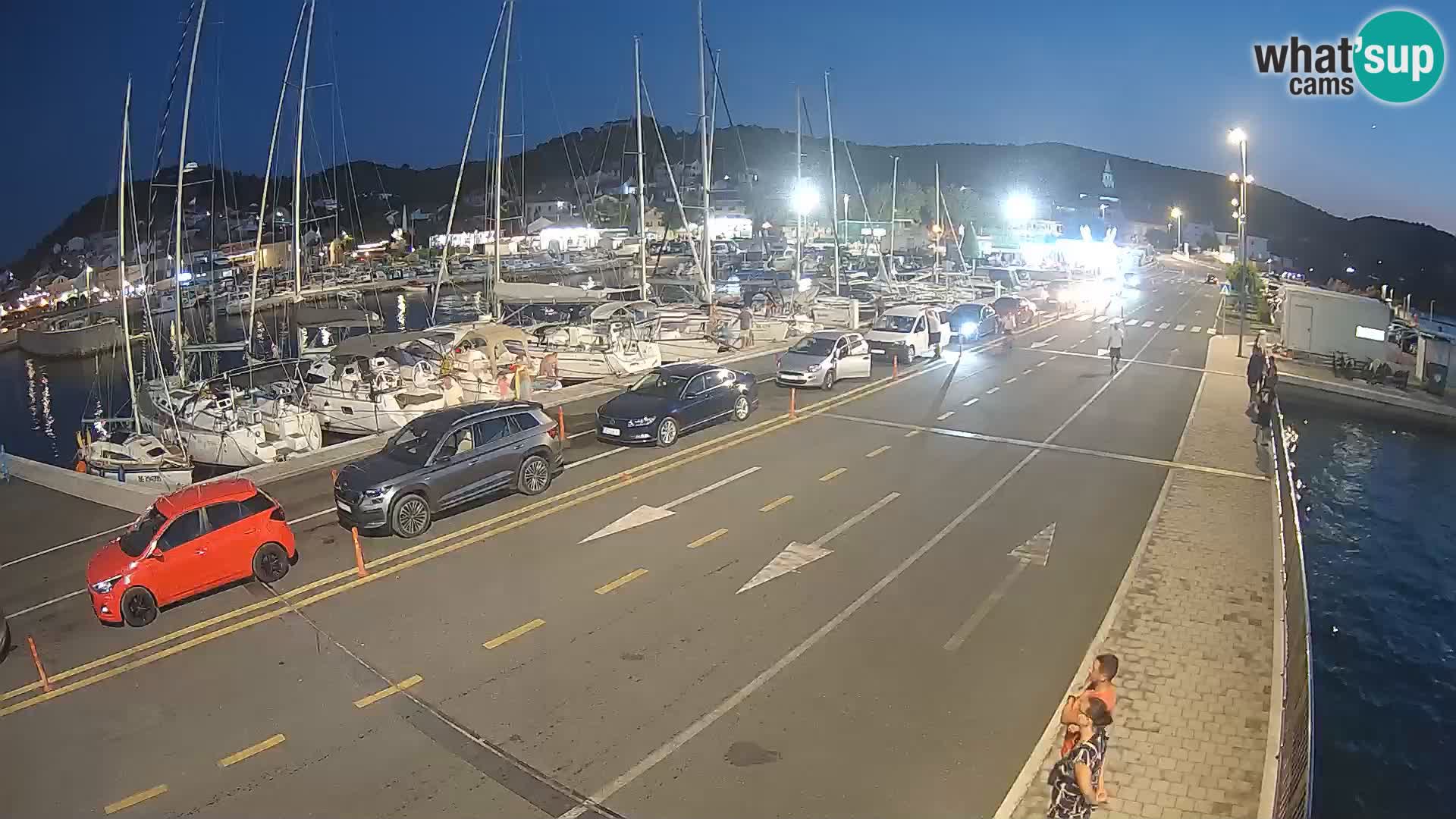 Dalmatie Tkon Traversier – webcams Croatie