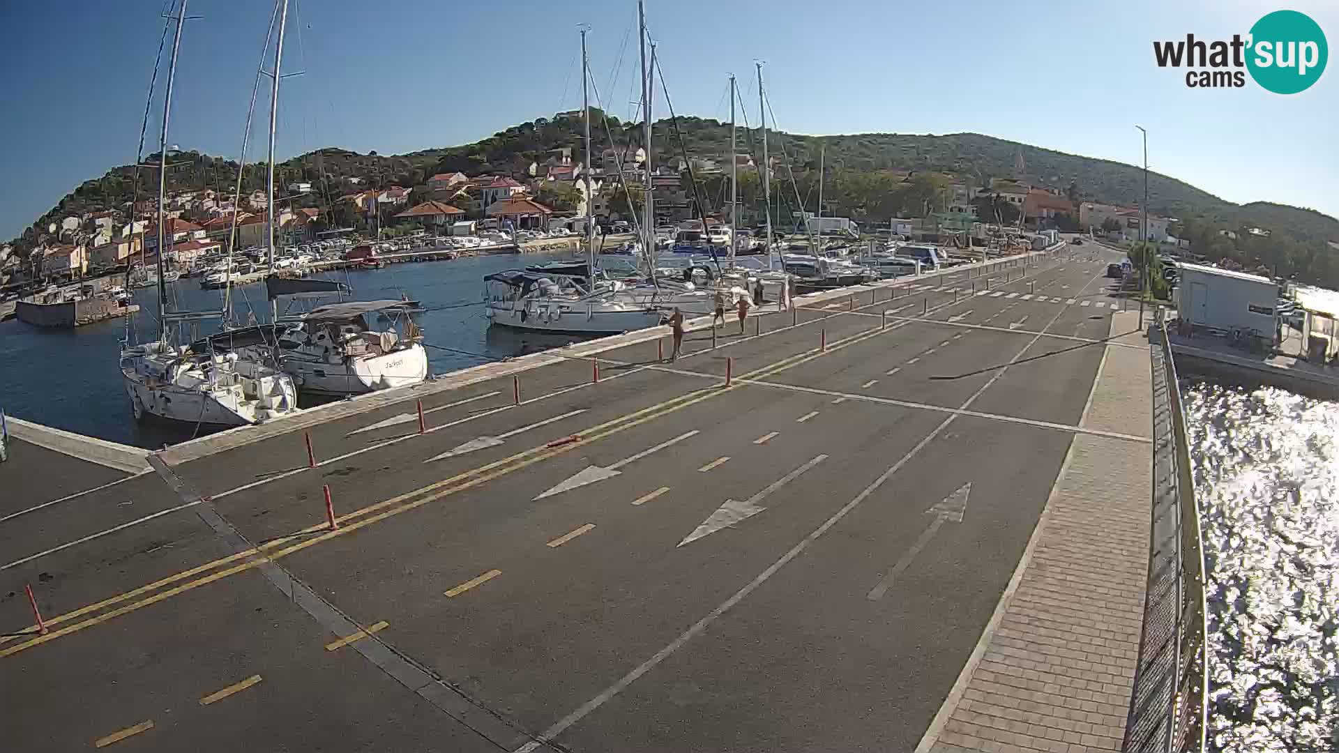 Dalmacia Tkon Transportar- webcams Croacia