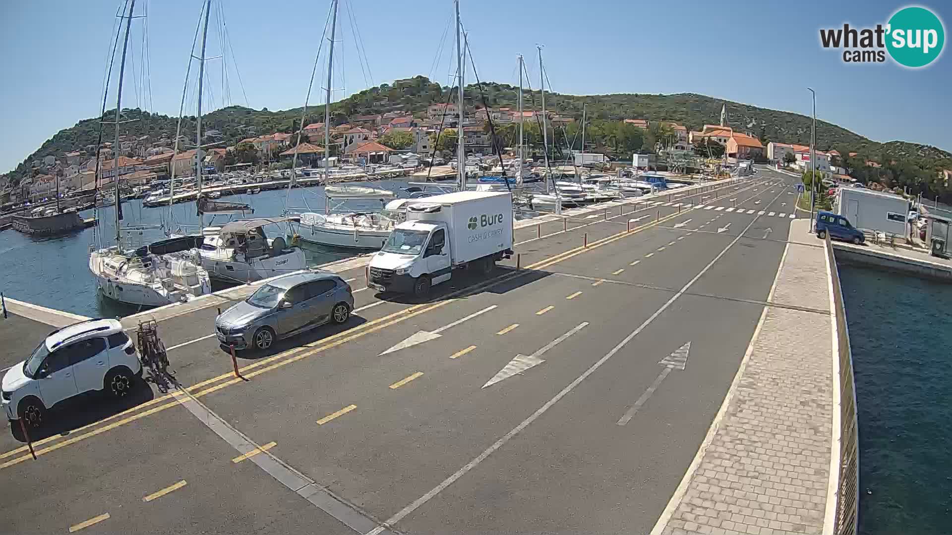 Dalmacia Tkon Transportar- webcams Croacia