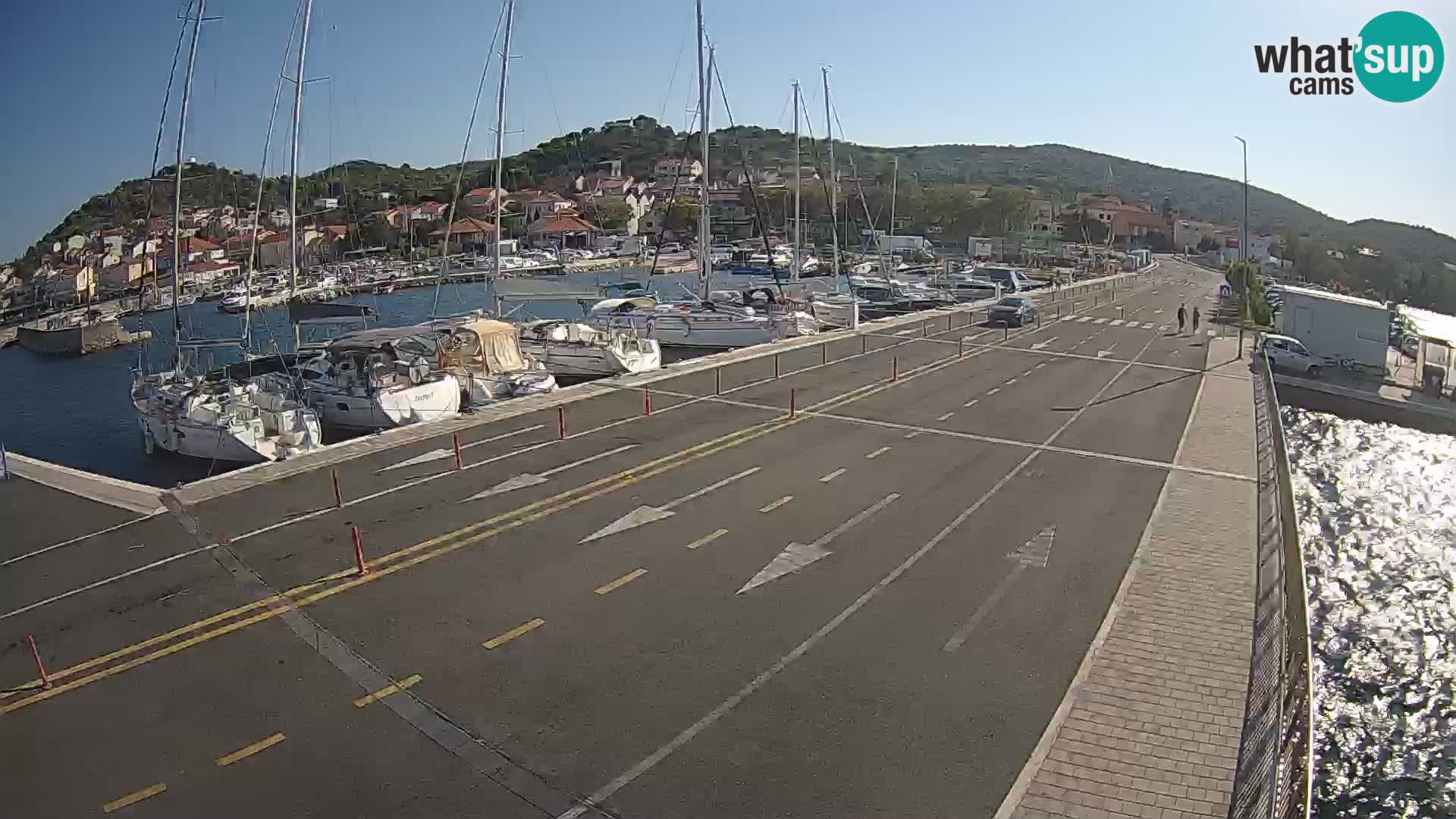 Dalmacija Trajekt Tkon – spletne kamere Hrvaška