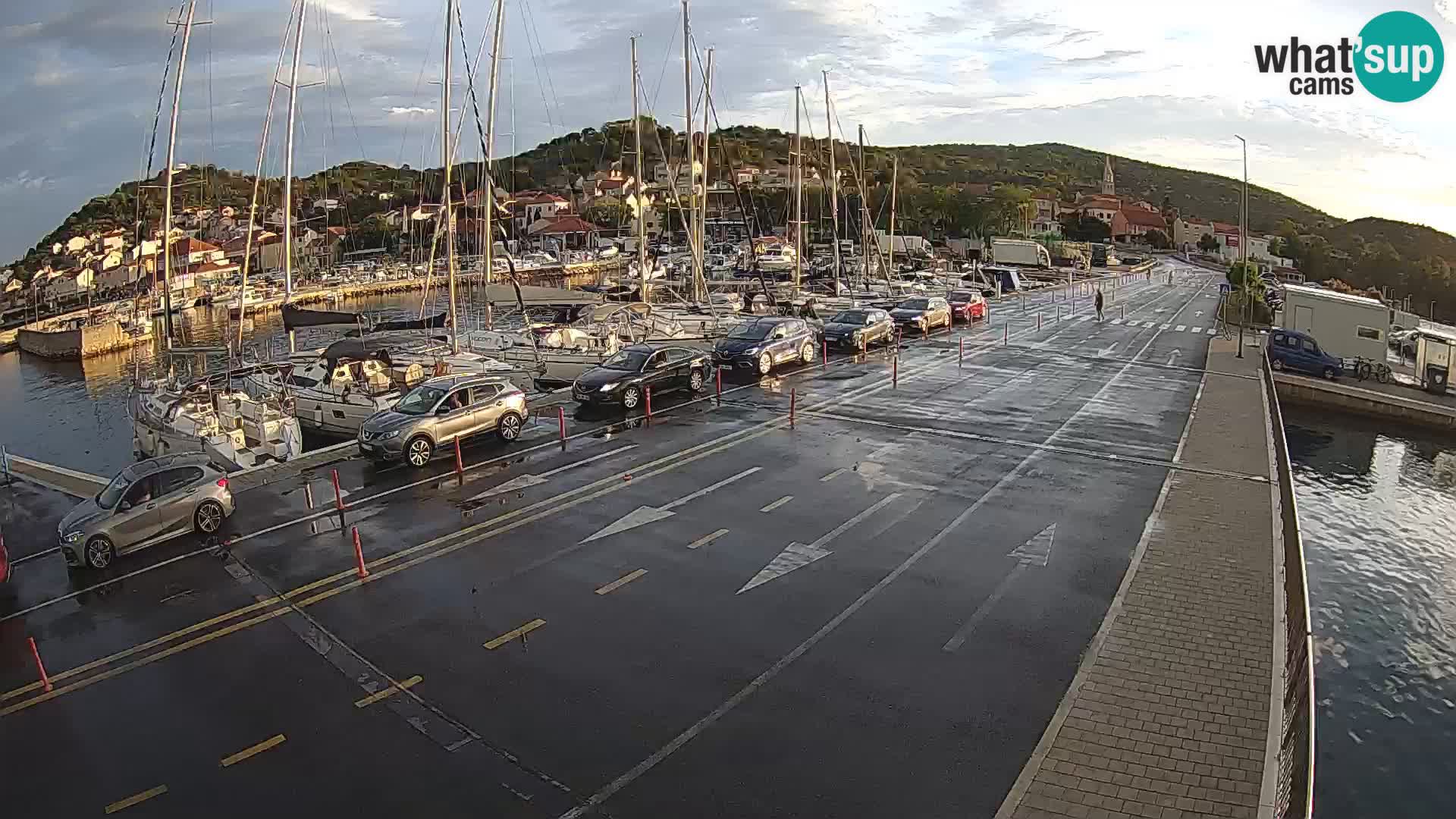 Dalmacia Tkon Transportar- webcams Croacia
