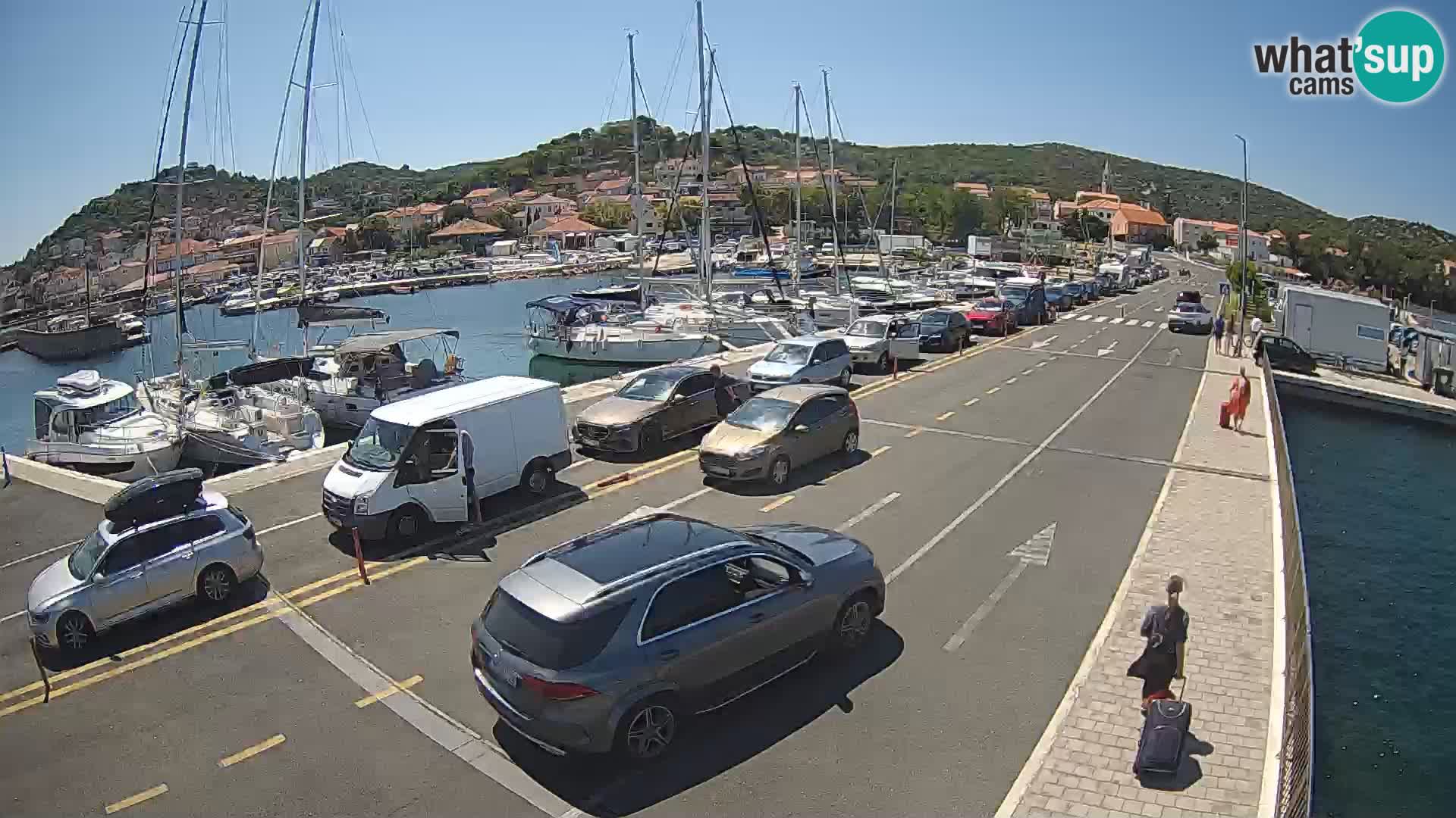 Dalmacia Tkon Transportar- webcams Croacia