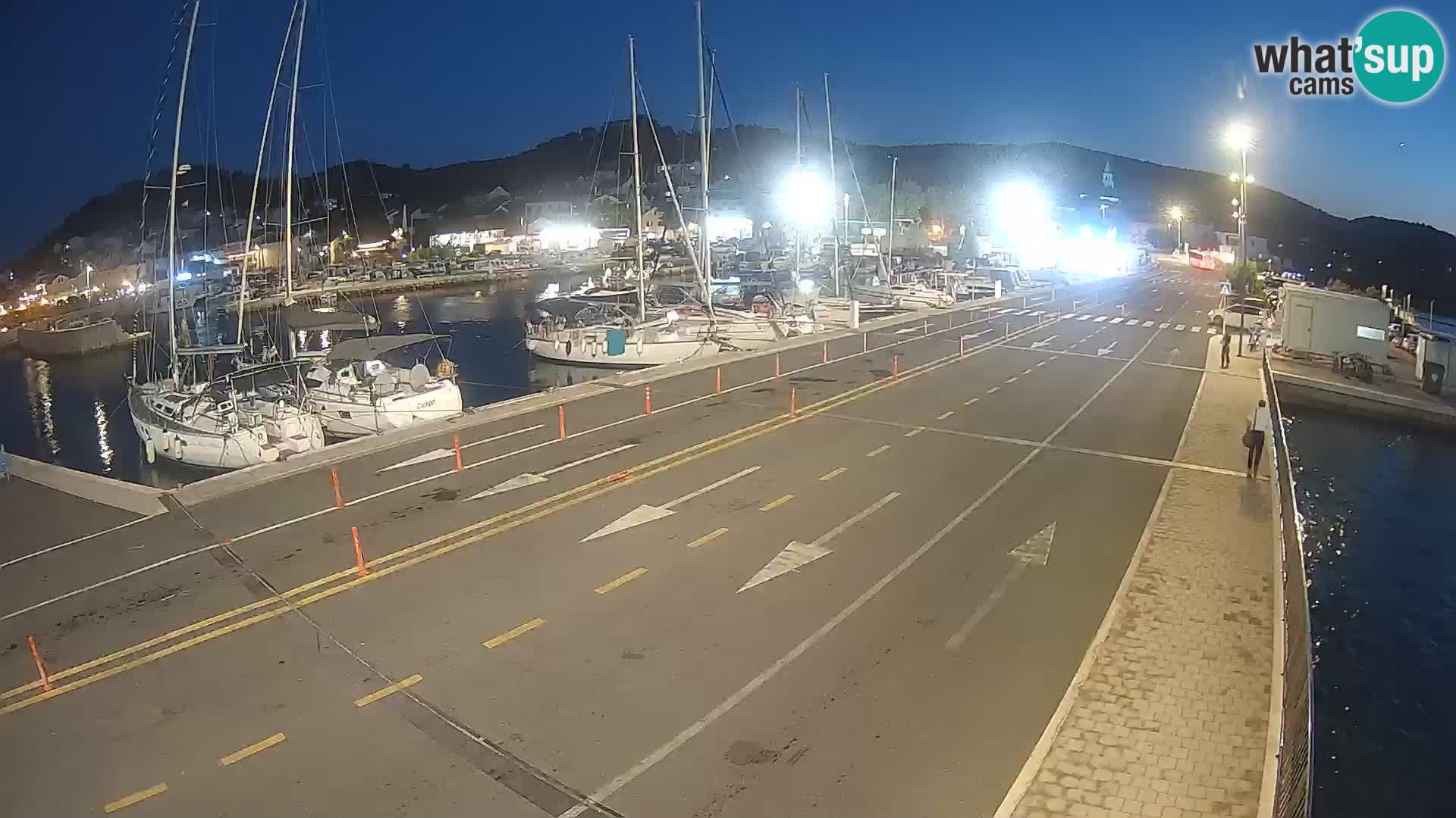 Dalmatie Tkon Traversier – webcams Croatie