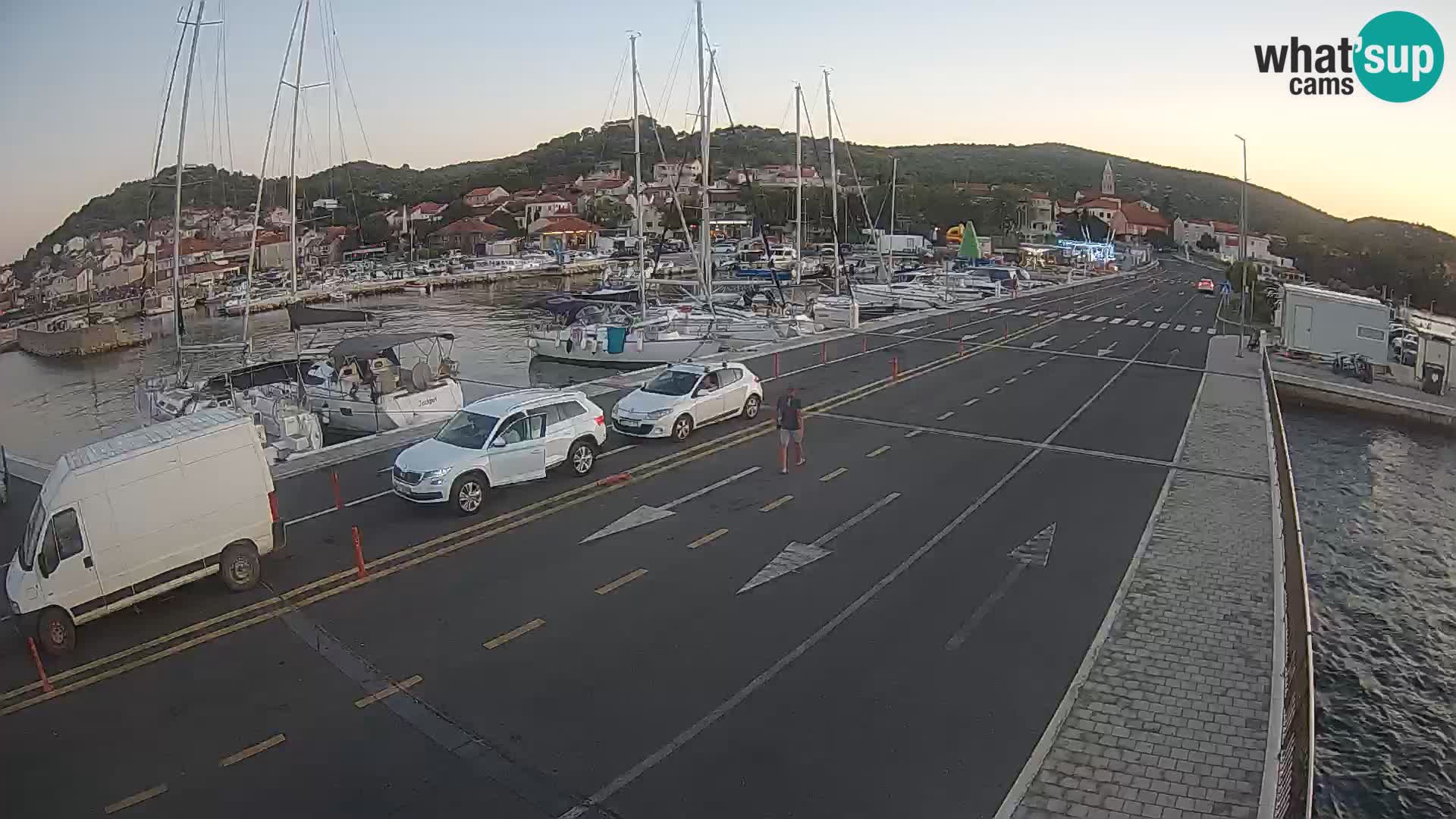 Dalmacia Tkon Transportar- webcams Croacia