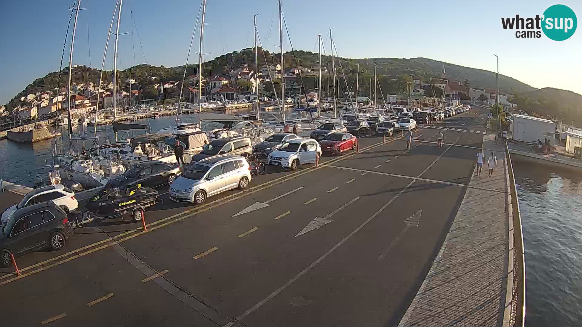 Dalmacia Tkon Transportar- webcams Croacia