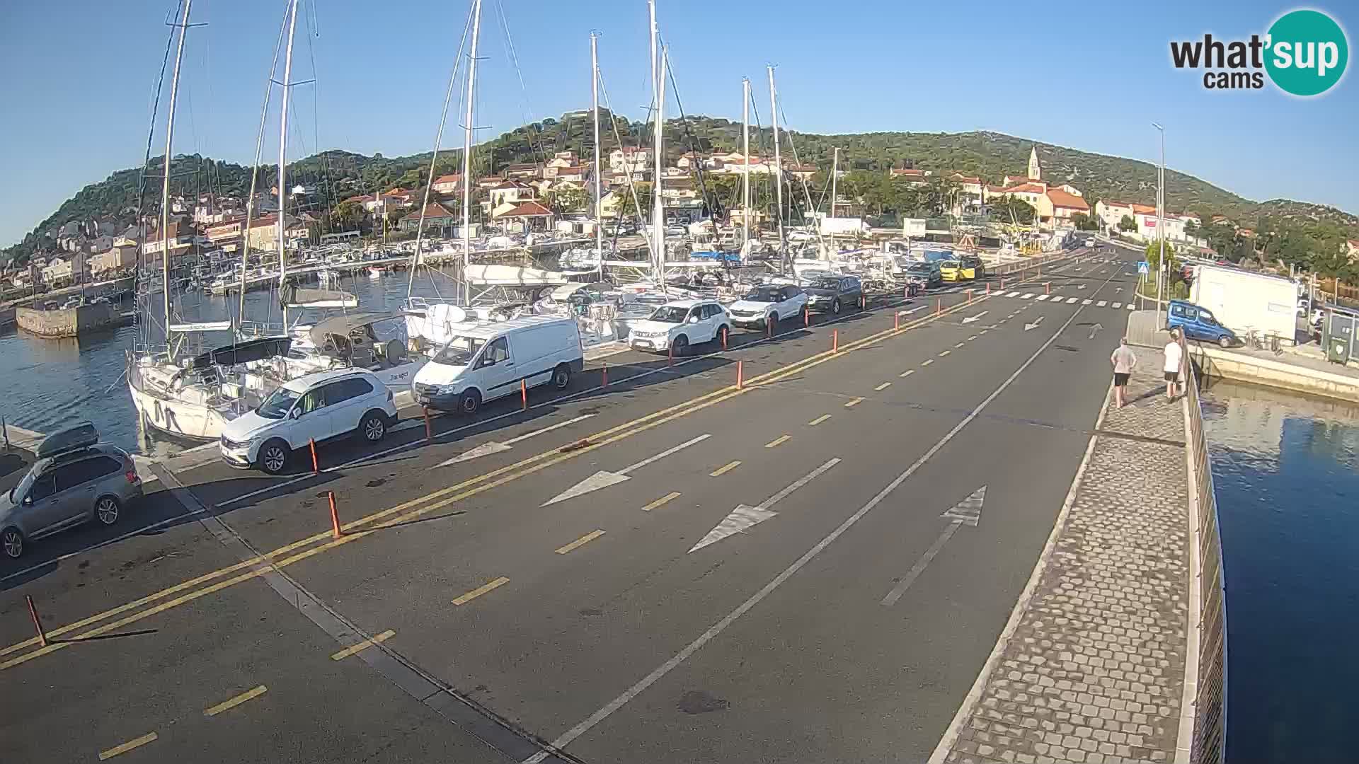 Dalmatie Tkon Traversier – webcams Croatie