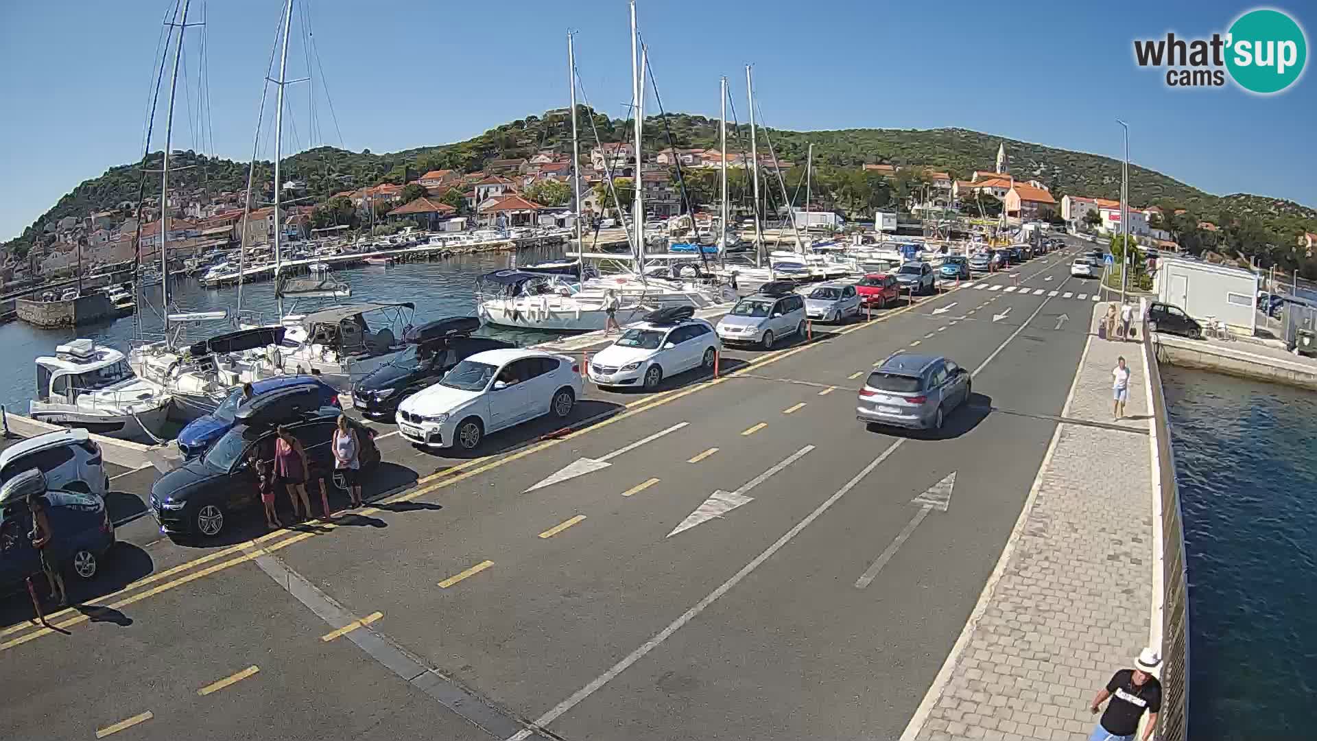 Dalmacija Trajekt Tkon – spletne kamere Hrvaška