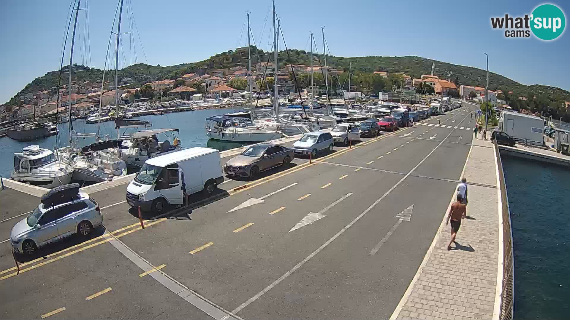 Dalmatie Tkon Traversier – webcams Croatie