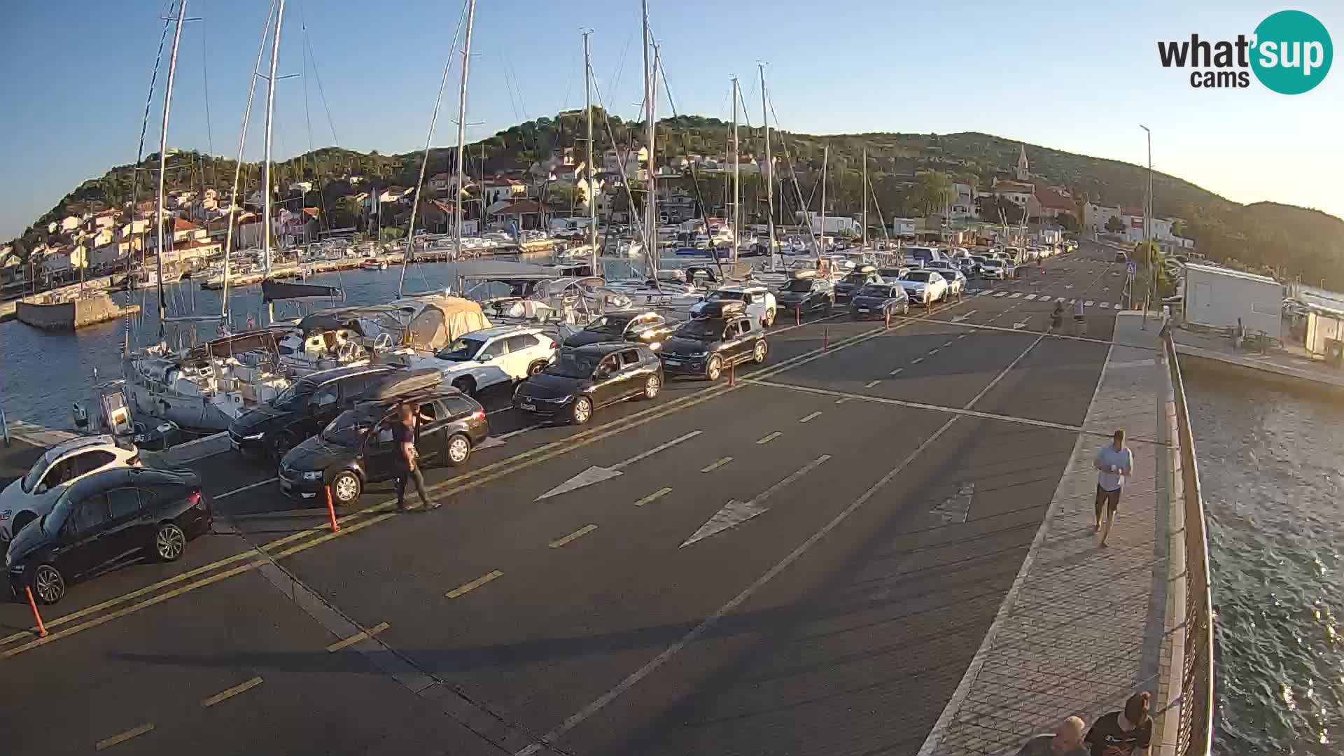 Dalmacia Tkon Transportar- webcams Croacia