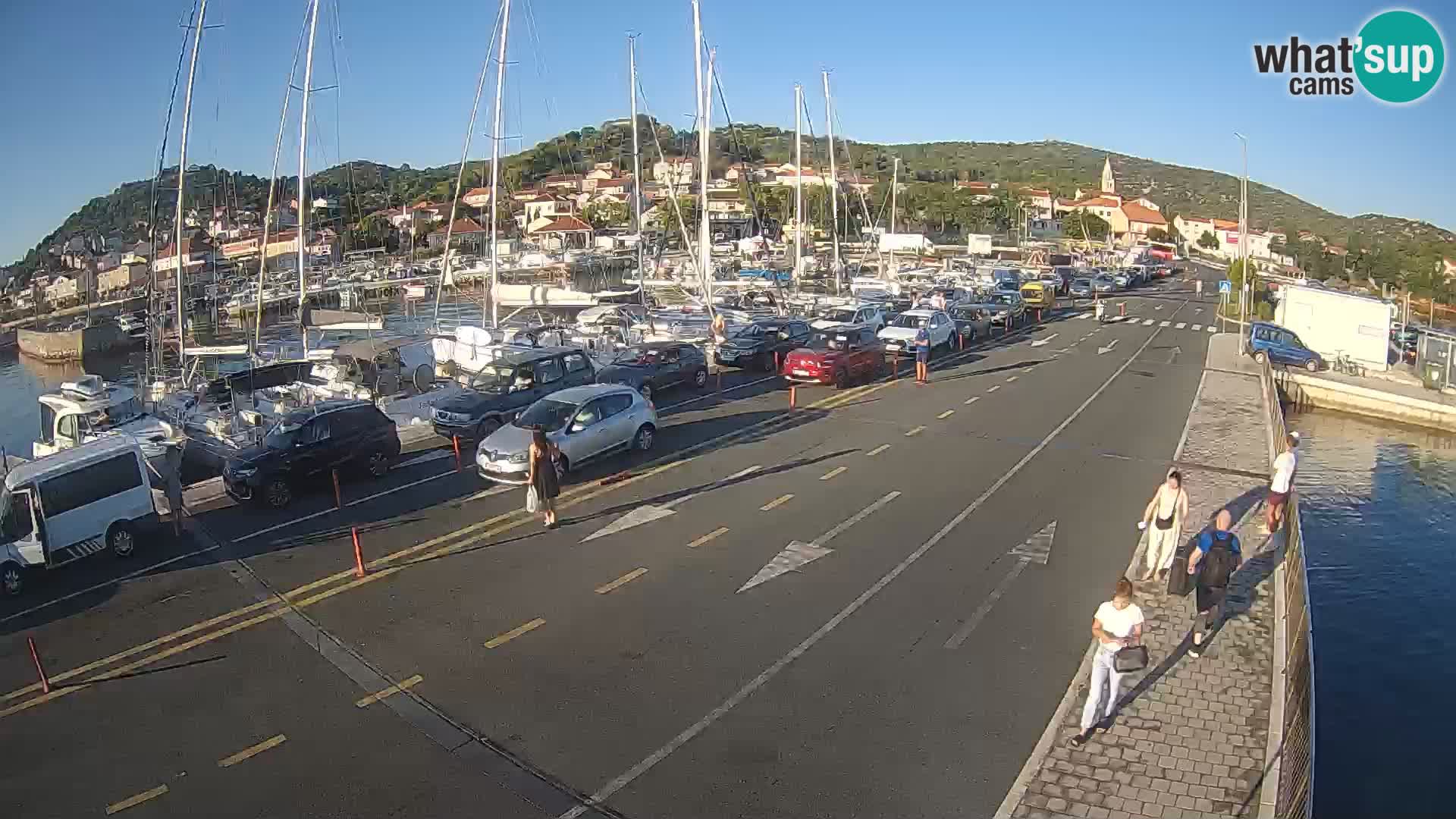 Dalmatien Tkon Fähre – Webcams Kroatien