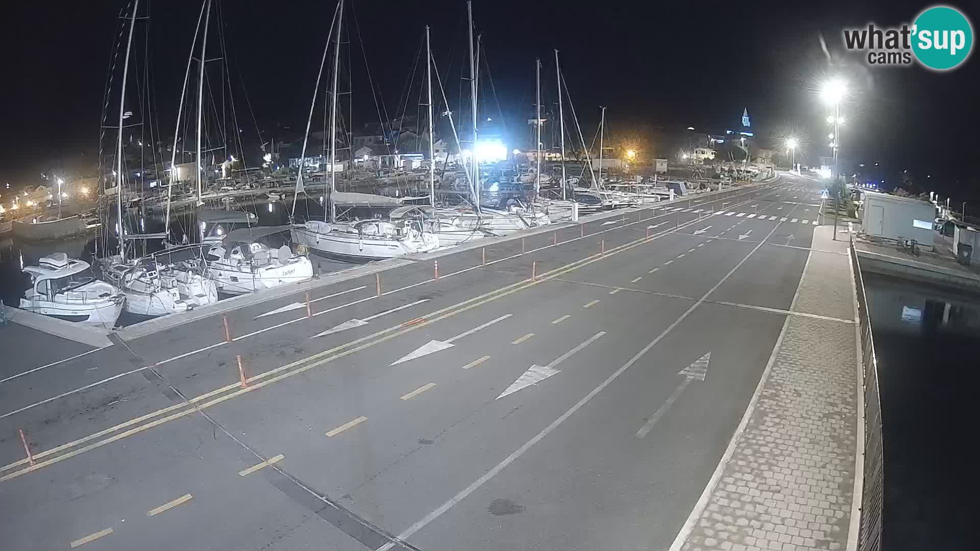 Dalmacia Tkon Transportar- webcams Croacia