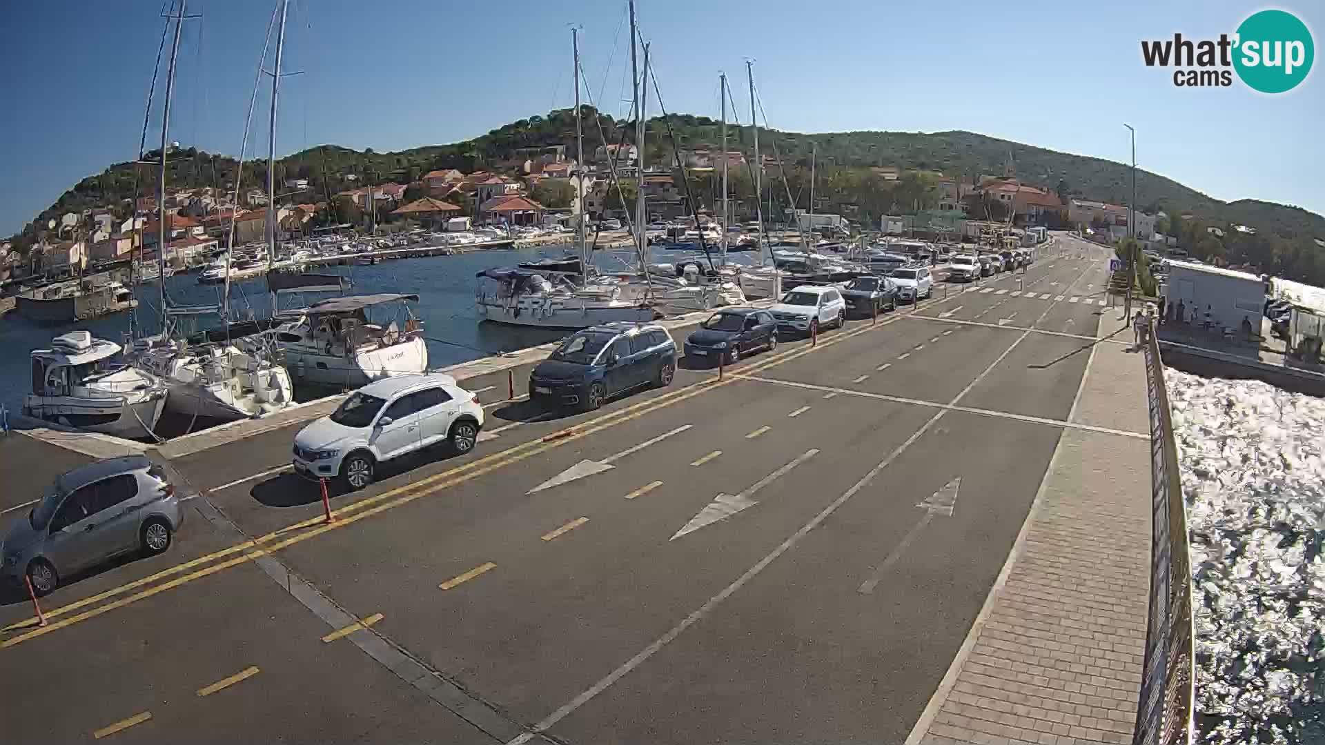 Dalmacia Tkon Transportar- webcams Croacia