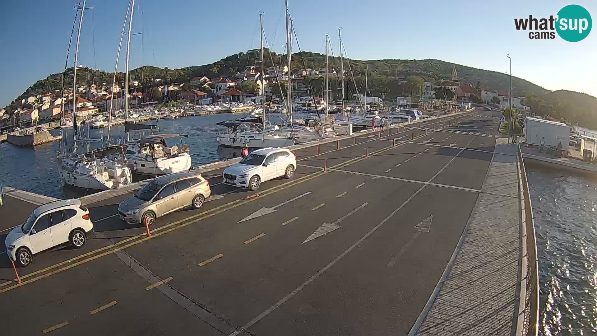 Dalmatia Tkon Ferry – webcams Croatia