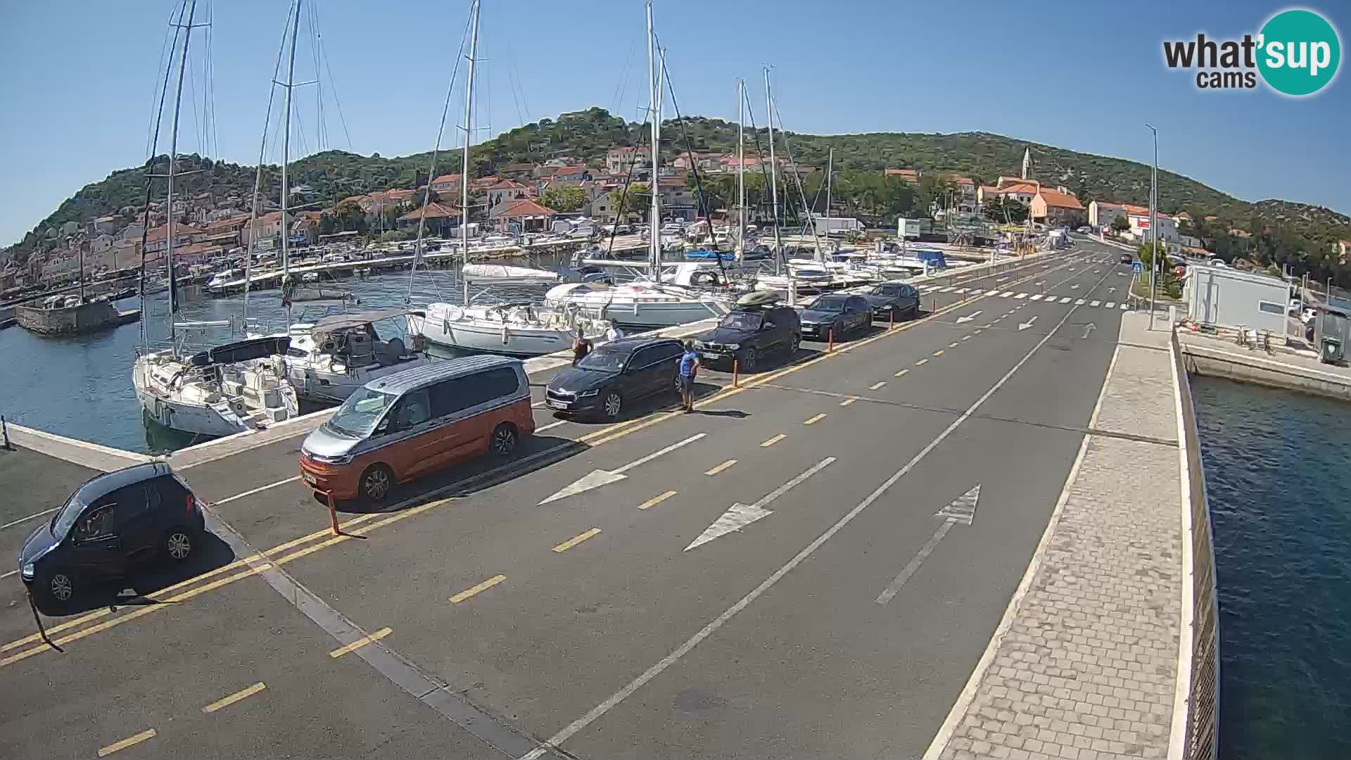 Dalmazia traghetto Tkon – webcam Croazia
