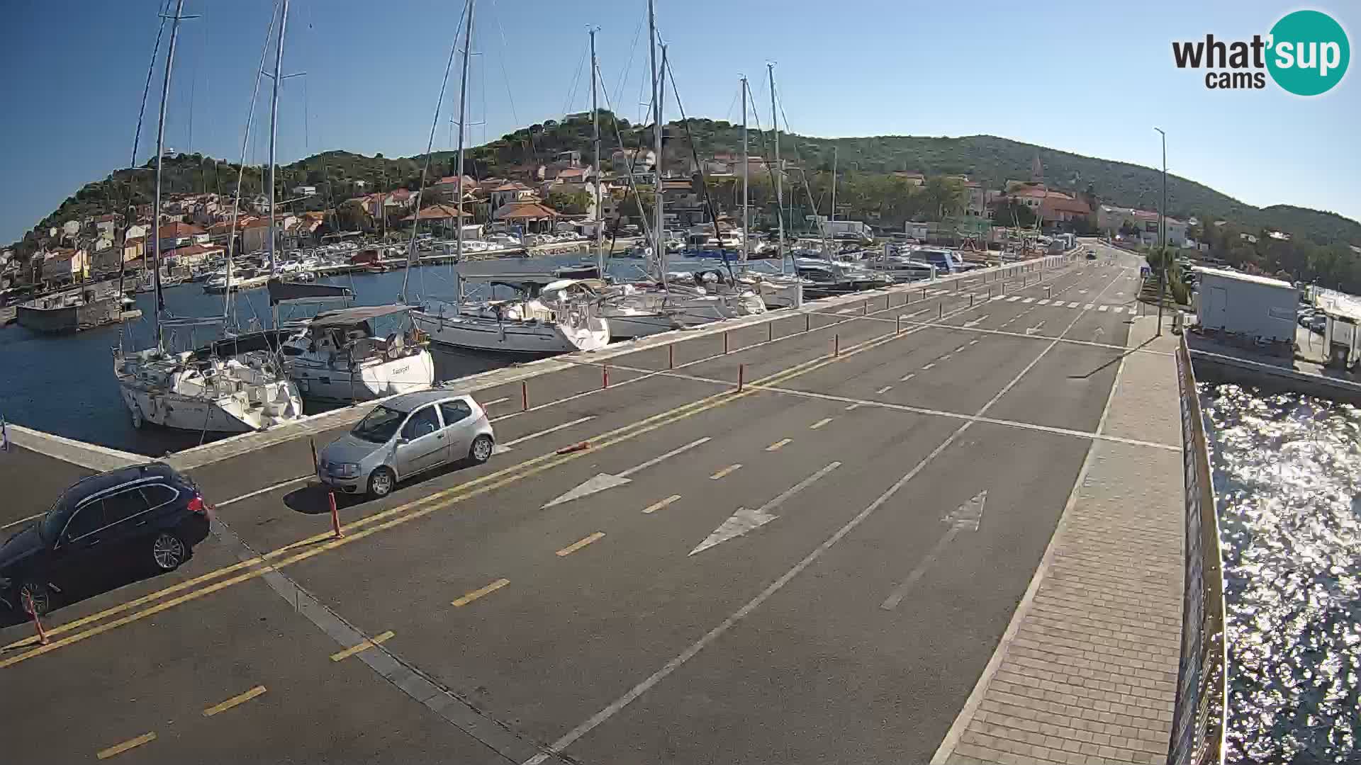 Dalmacia Tkon Transportar- webcams Croacia