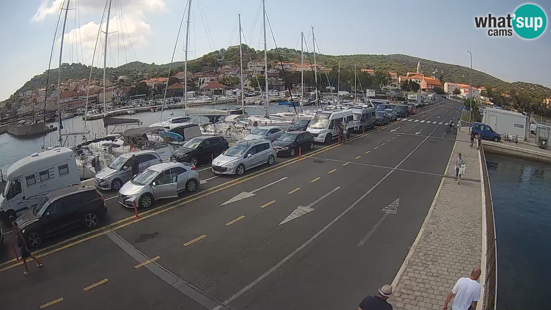 Dalmacia Tkon Transportar- webcams Croacia