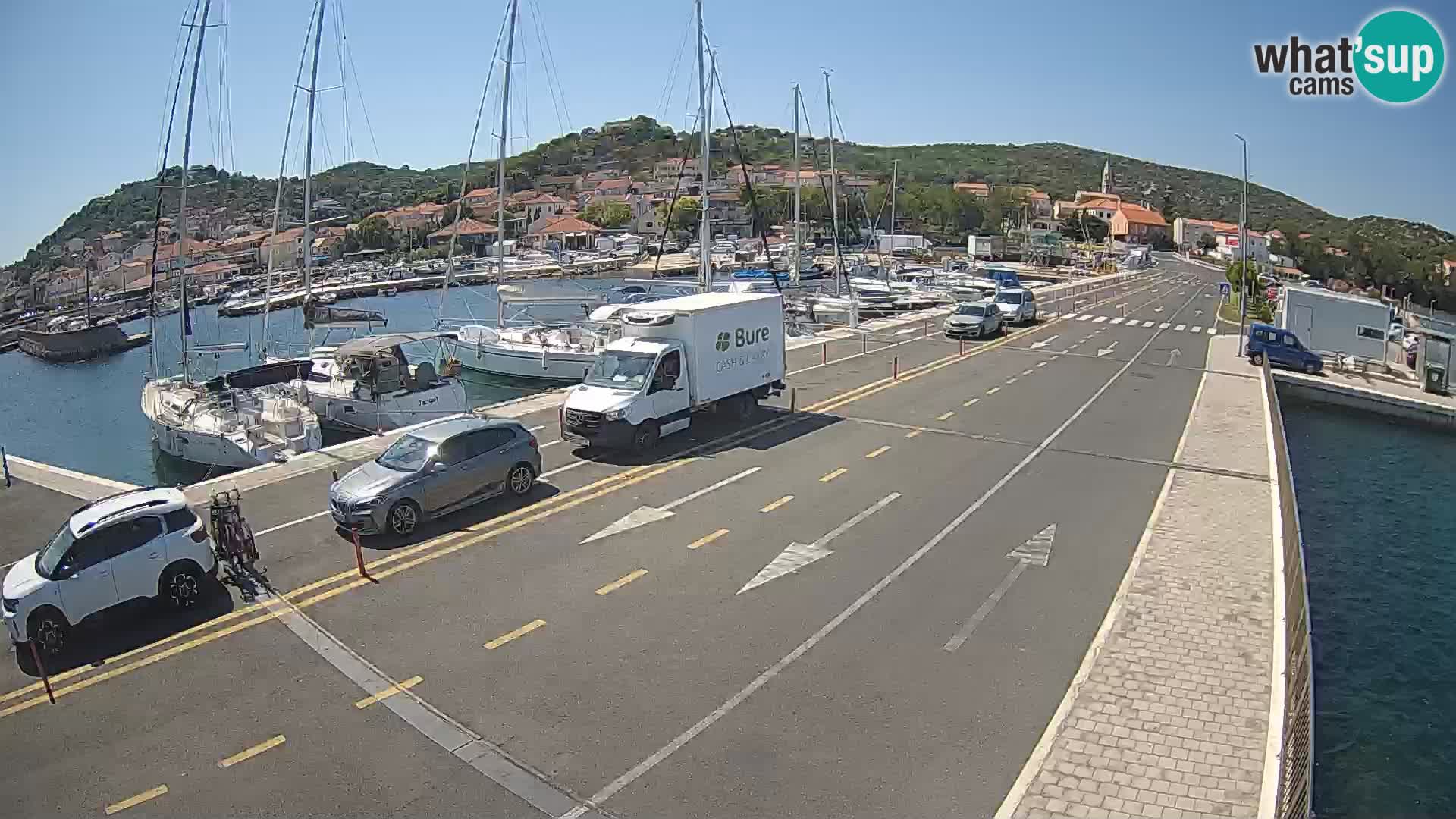 Dalmacija Trajekt Tkon – spletne kamere Hrvaška
