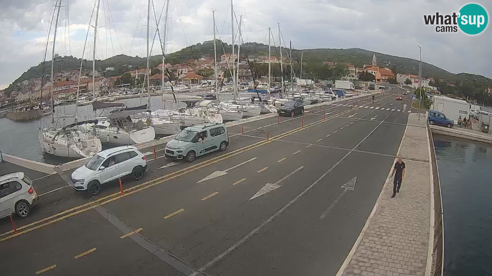 Dalmacia Tkon Transportar- webcams Croacia