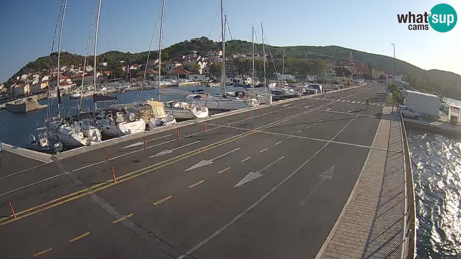 Dalmatie Tkon Traversier – webcams Croatie