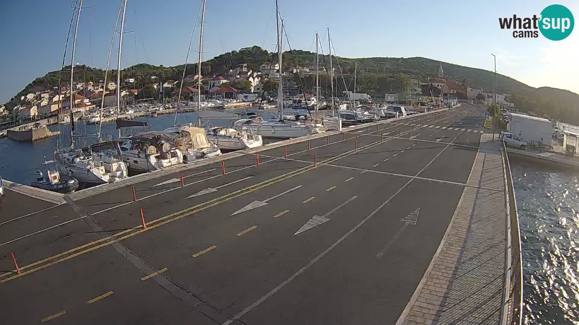 Dalmacia Tkon Transportar- webcams Croacia