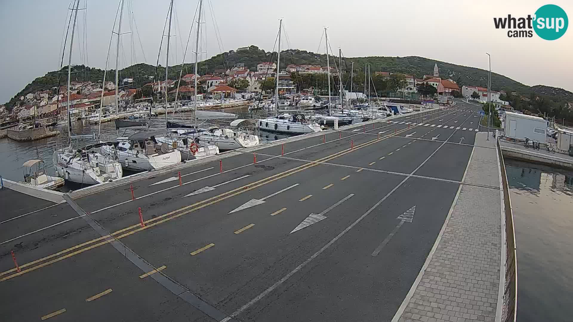 Dalmatie Tkon Traversier – webcams Croatie