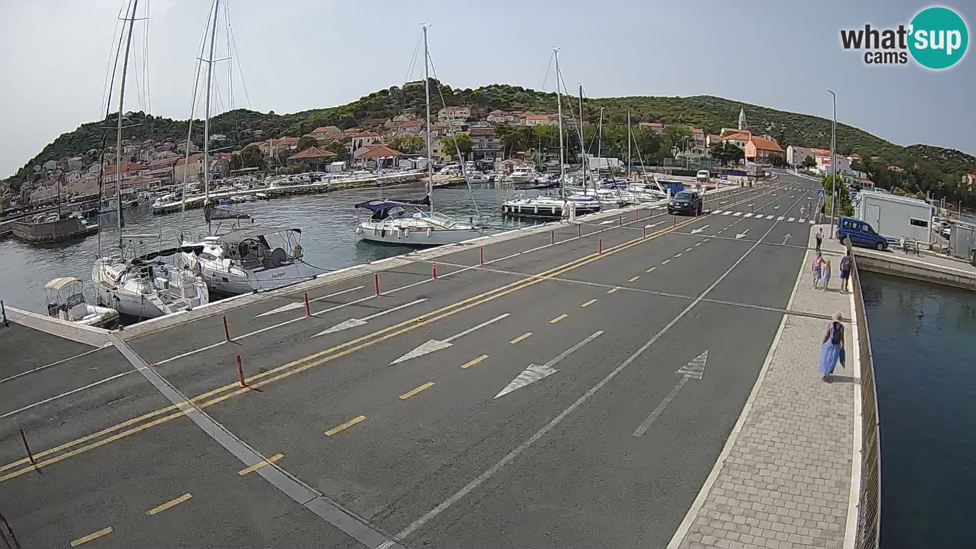 Dalmacia Tkon Transportar- webcams Croacia