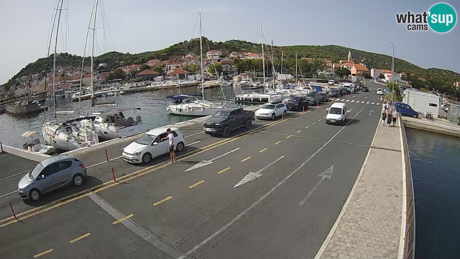 Dalmacija Trajekt Tkon – spletne kamere Hrvaška