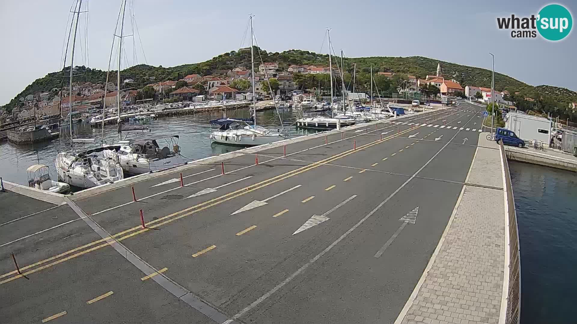 Dalmacia Tkon Transportar- webcams Croacia