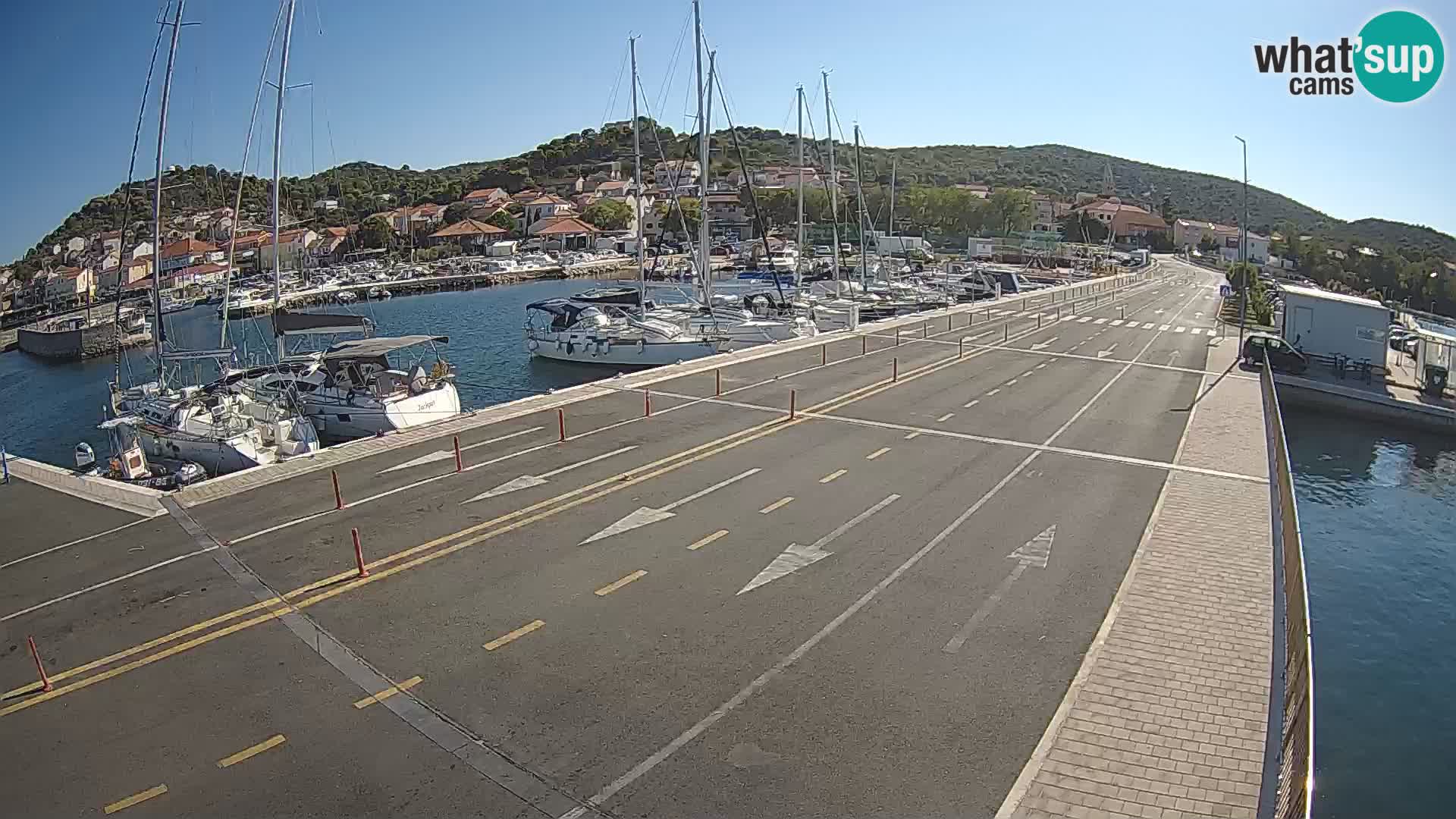 Dalmatia Tkon Ferry – webcams Croatia