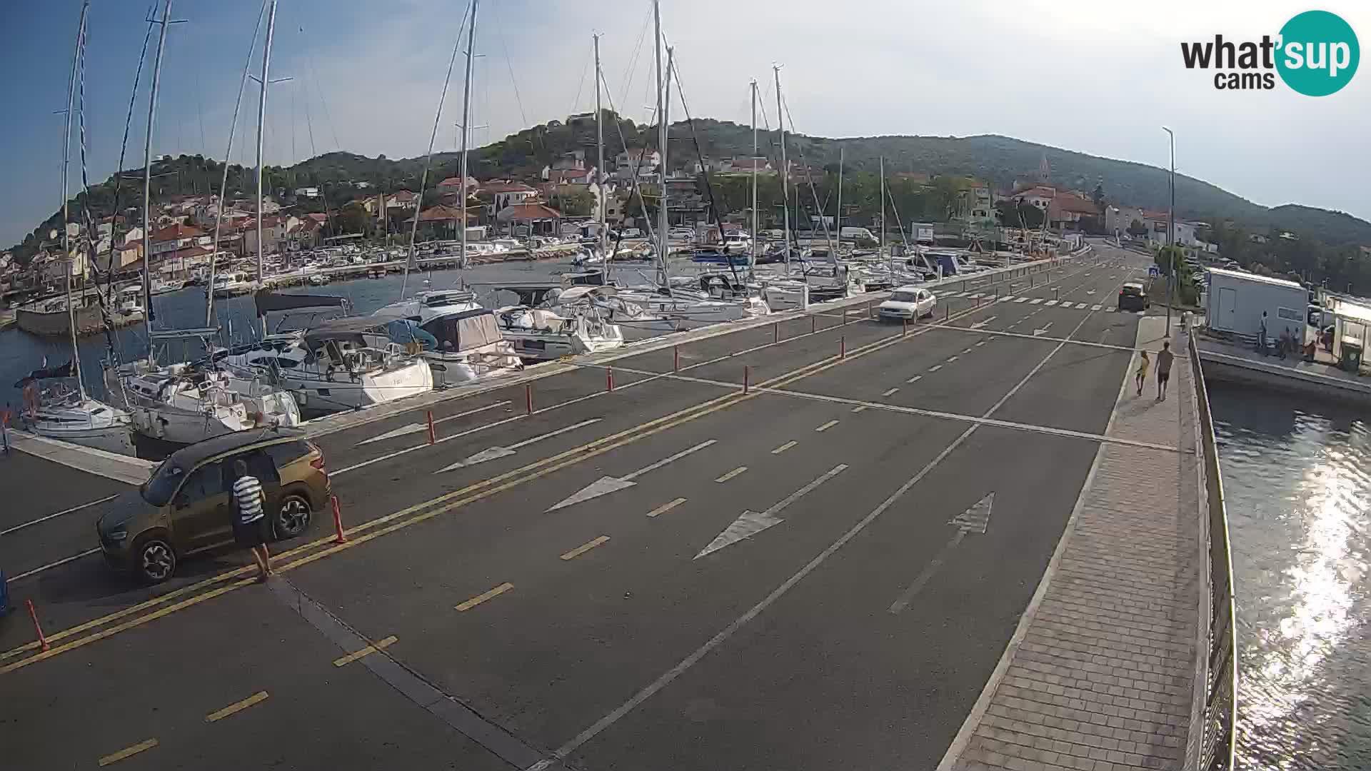 Dalmacia Tkon Transportar- webcams Croacia