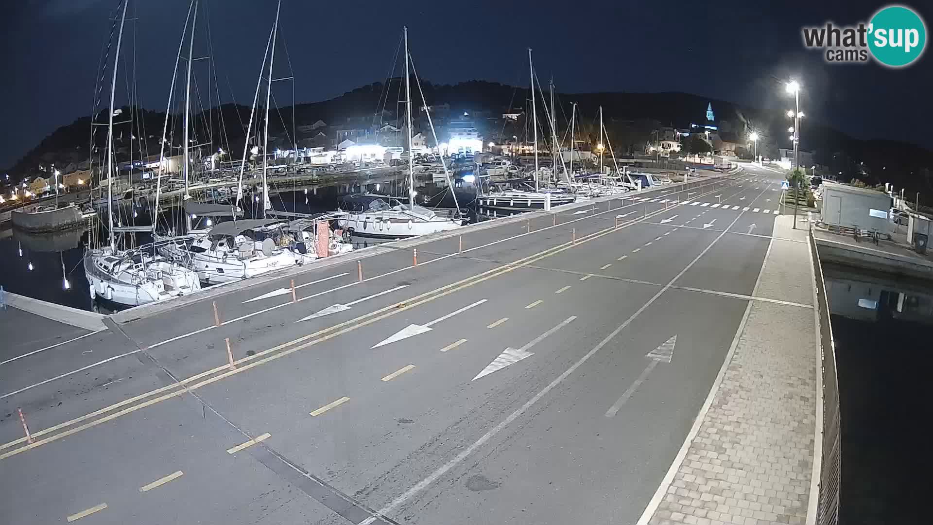 Dalmatie Tkon Traversier – webcams Croatie