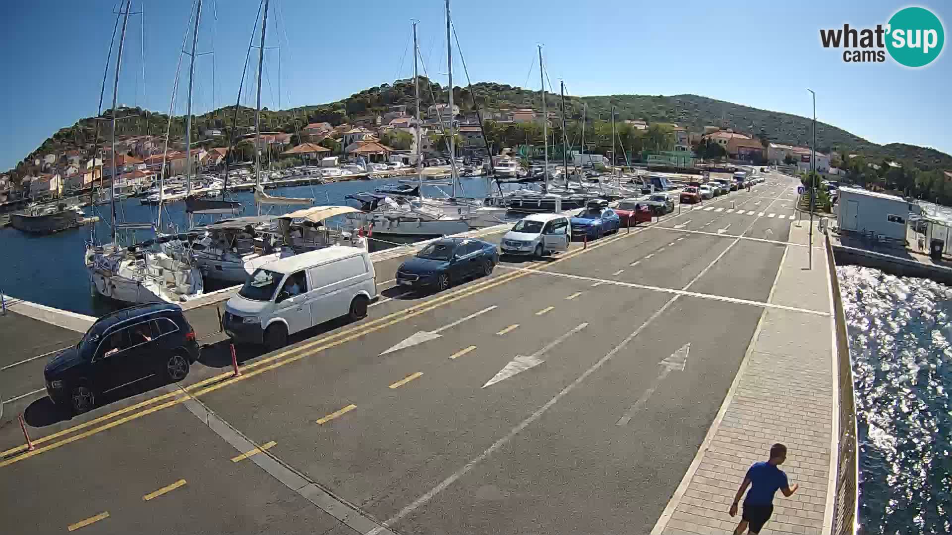 Dalmacia Tkon Transportar- webcams Croacia