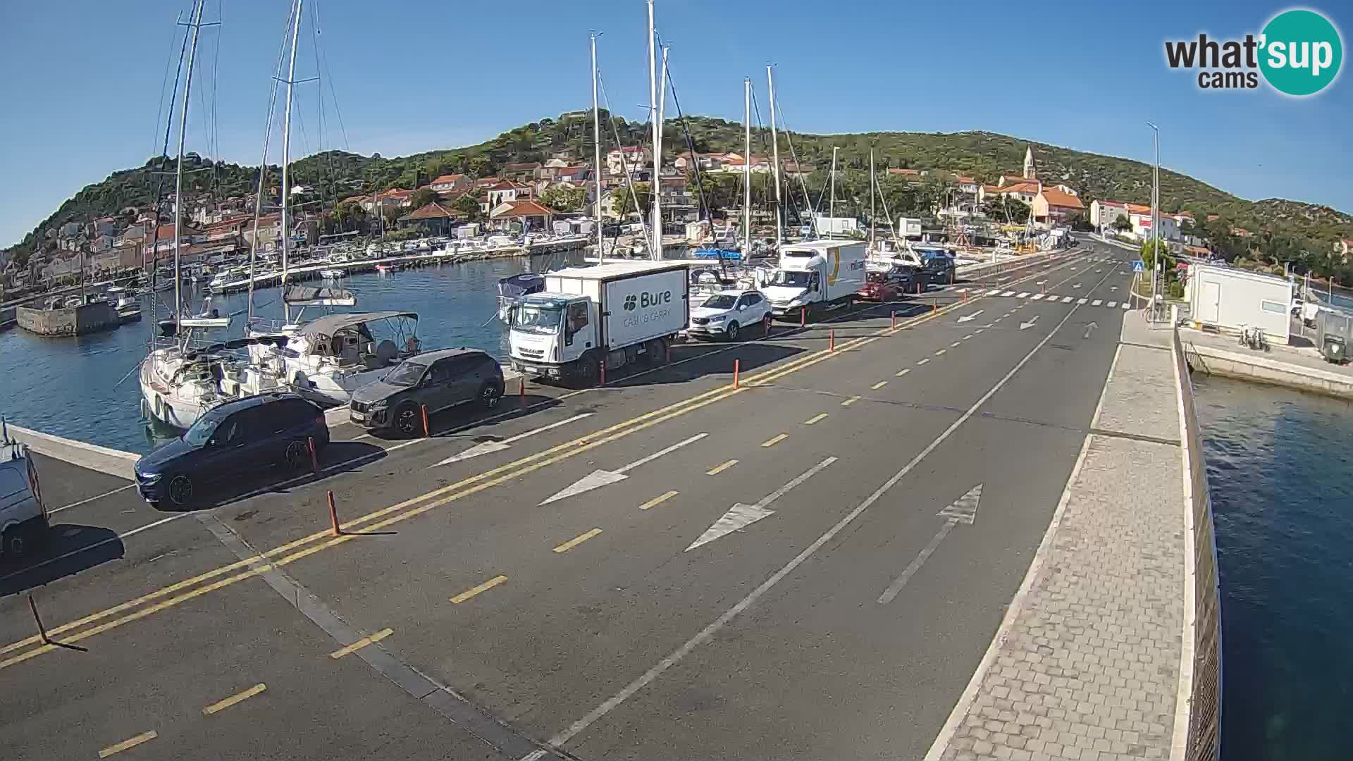 Dalmatia Tkon Ferry – webcams Croatia