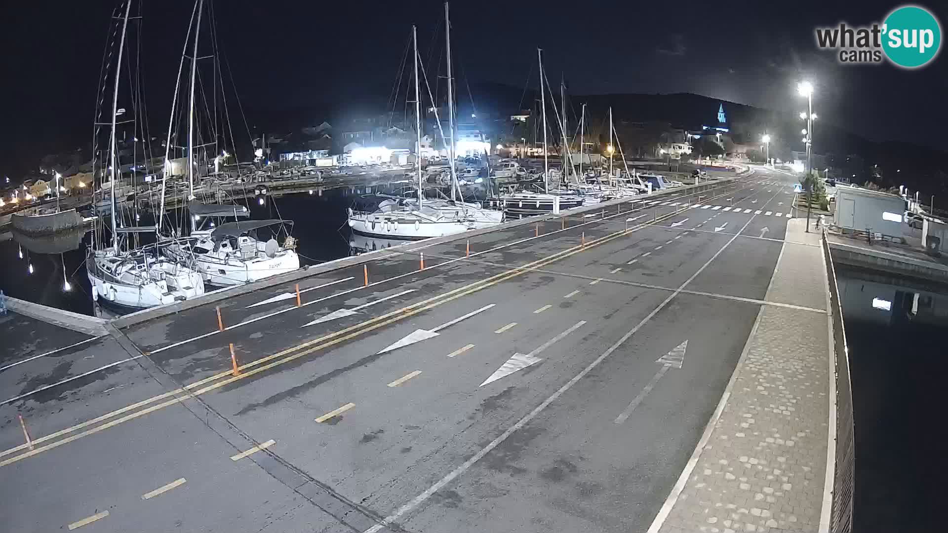 Dalmatie Tkon Traversier – webcams Croatie
