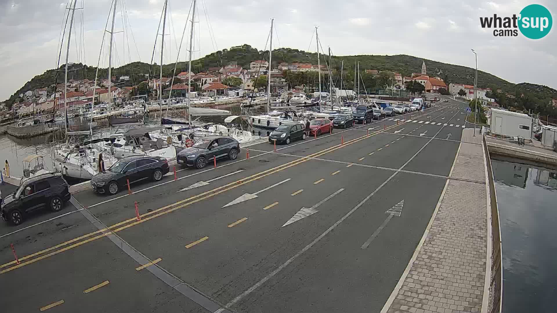 Dalmacia Tkon Transportar- webcams Croacia